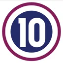 It's a 10 logo