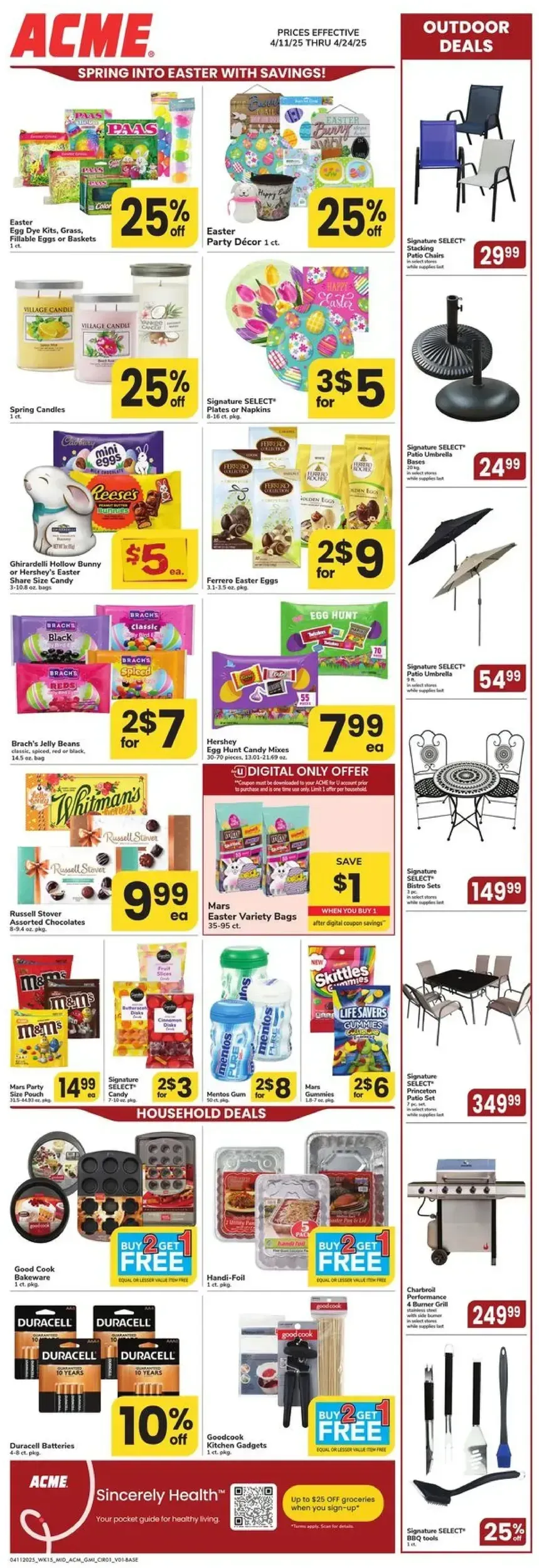 Acme Markets weekly ad page 1