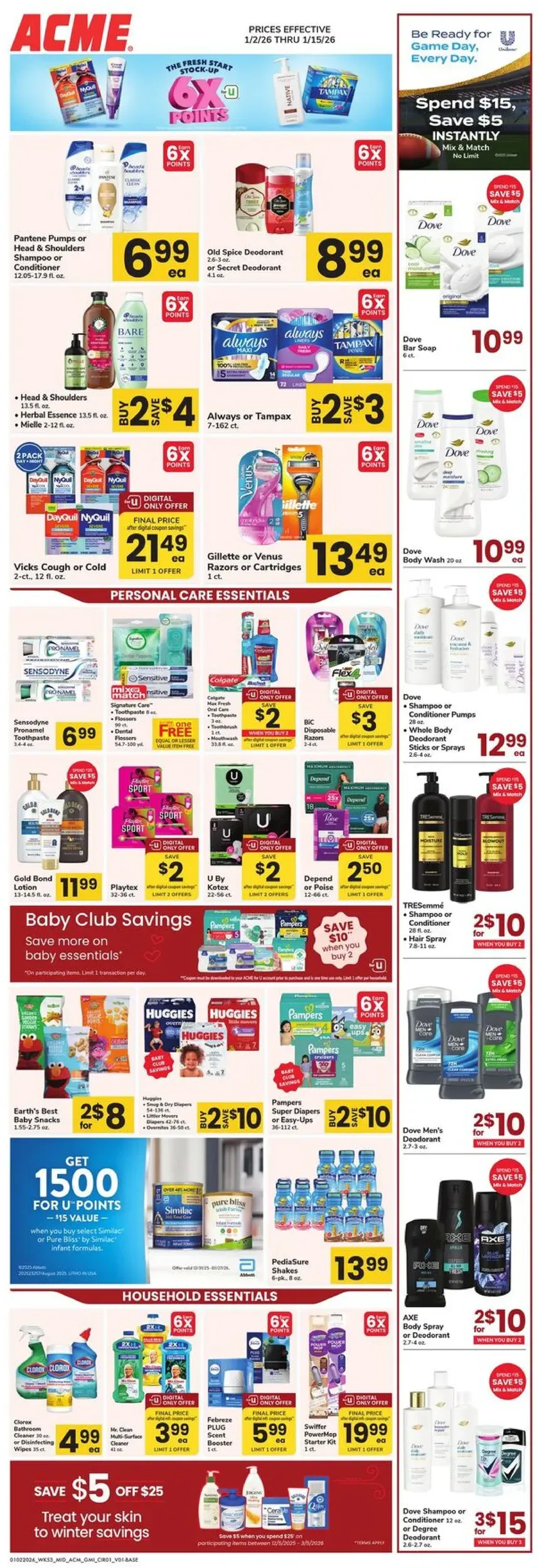 Acme Markets weekly ad page 1