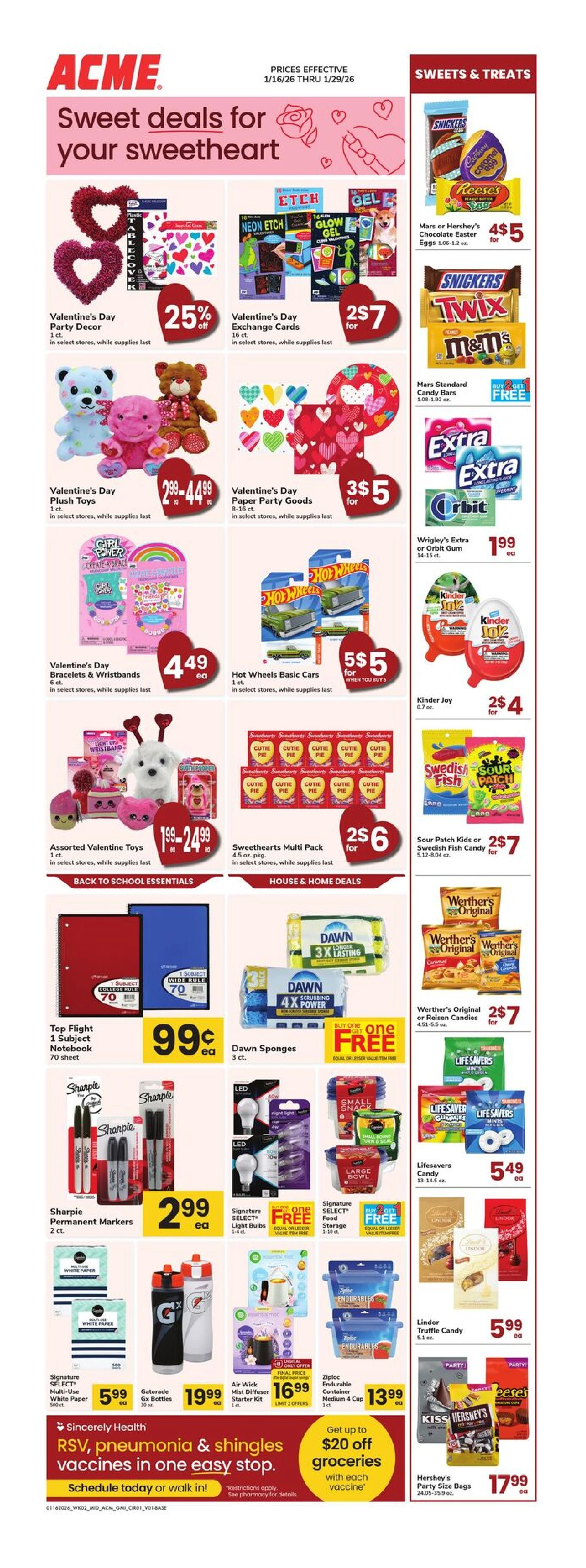 Acme Markets weekly ad page 1