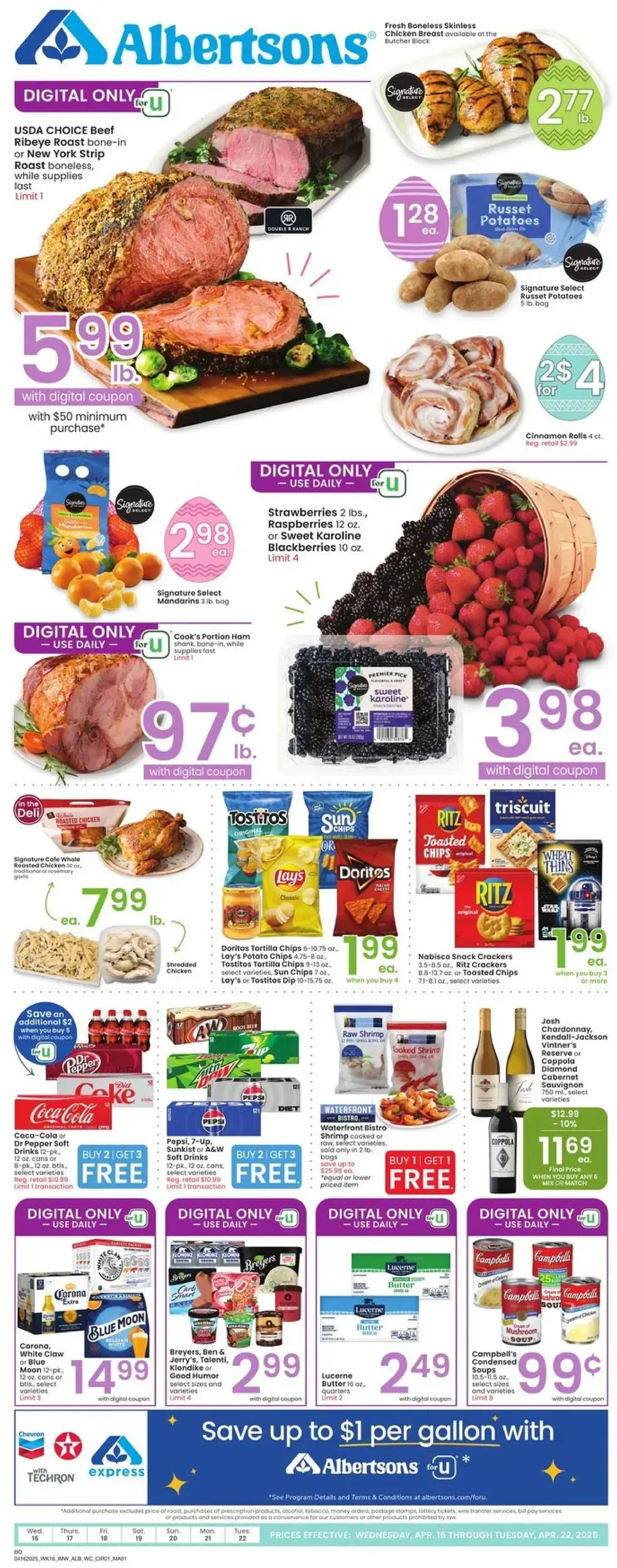 Albertsons weekly ad page 1
