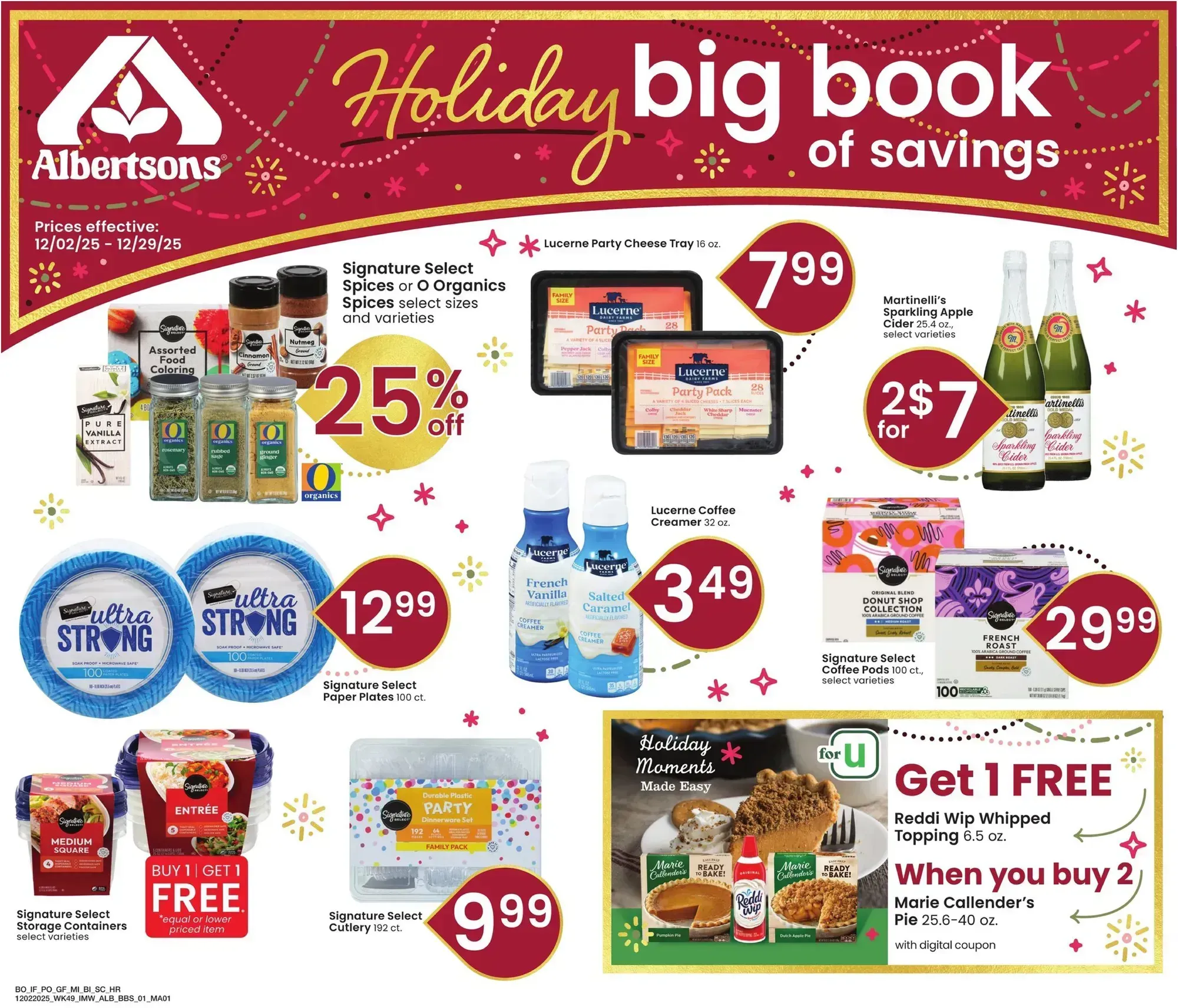 Albertsons weekly ad page 1