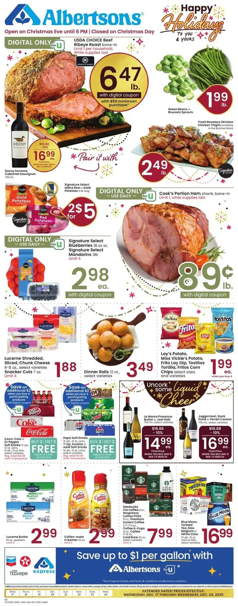 Albertsons weekly ad page 1
