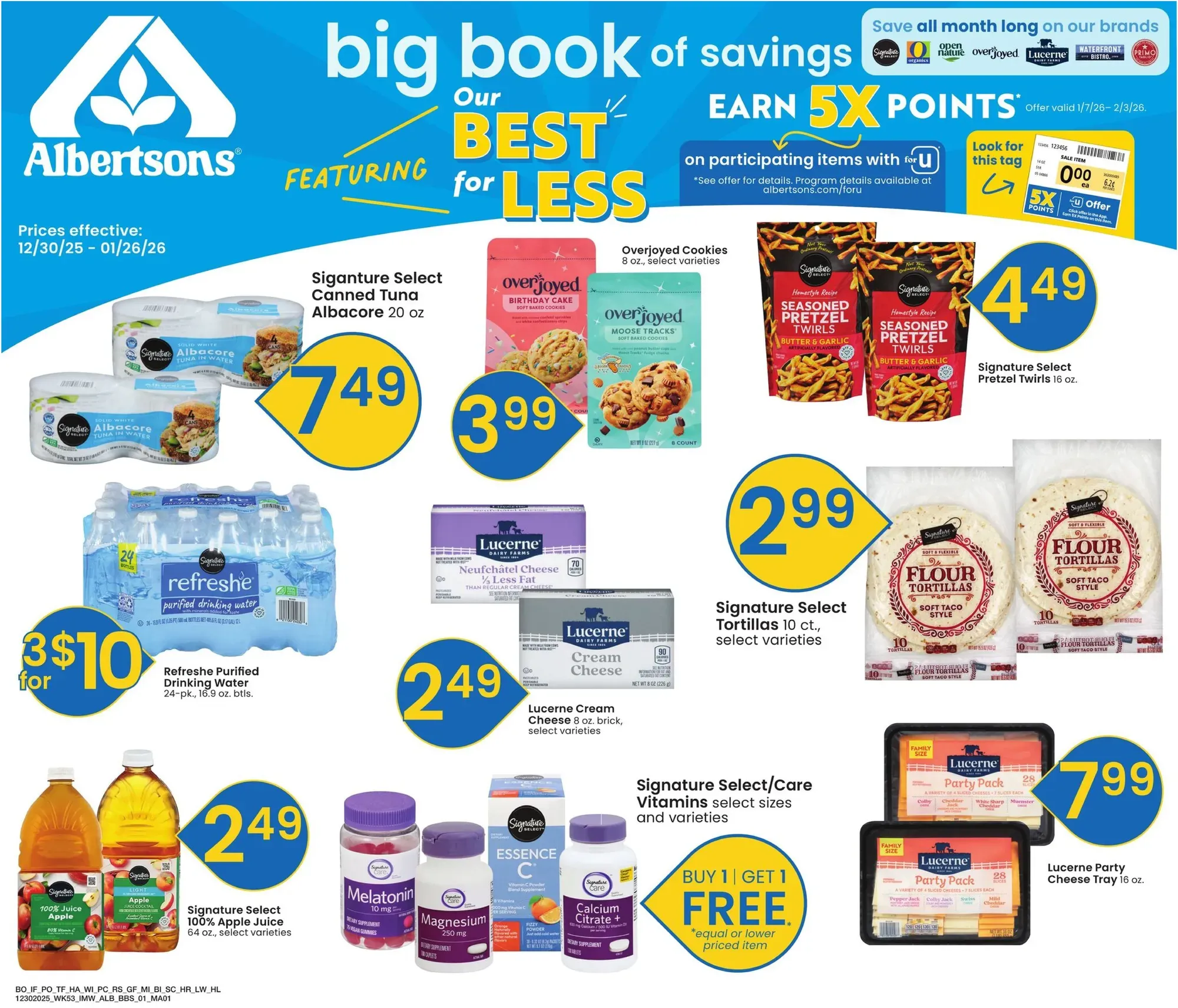 Albertsons weekly ad page 1