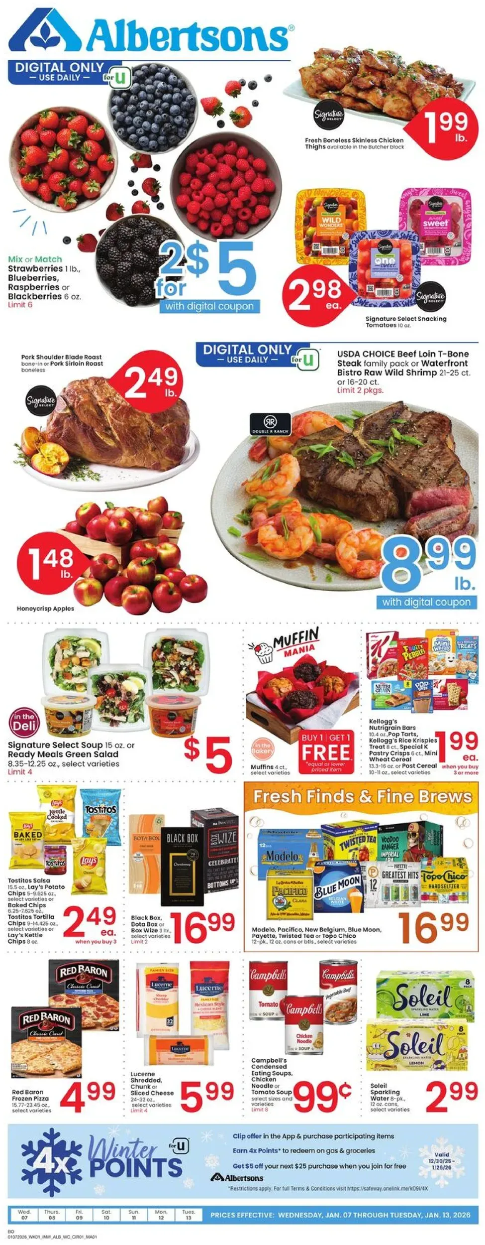Albertsons weekly ad page 1