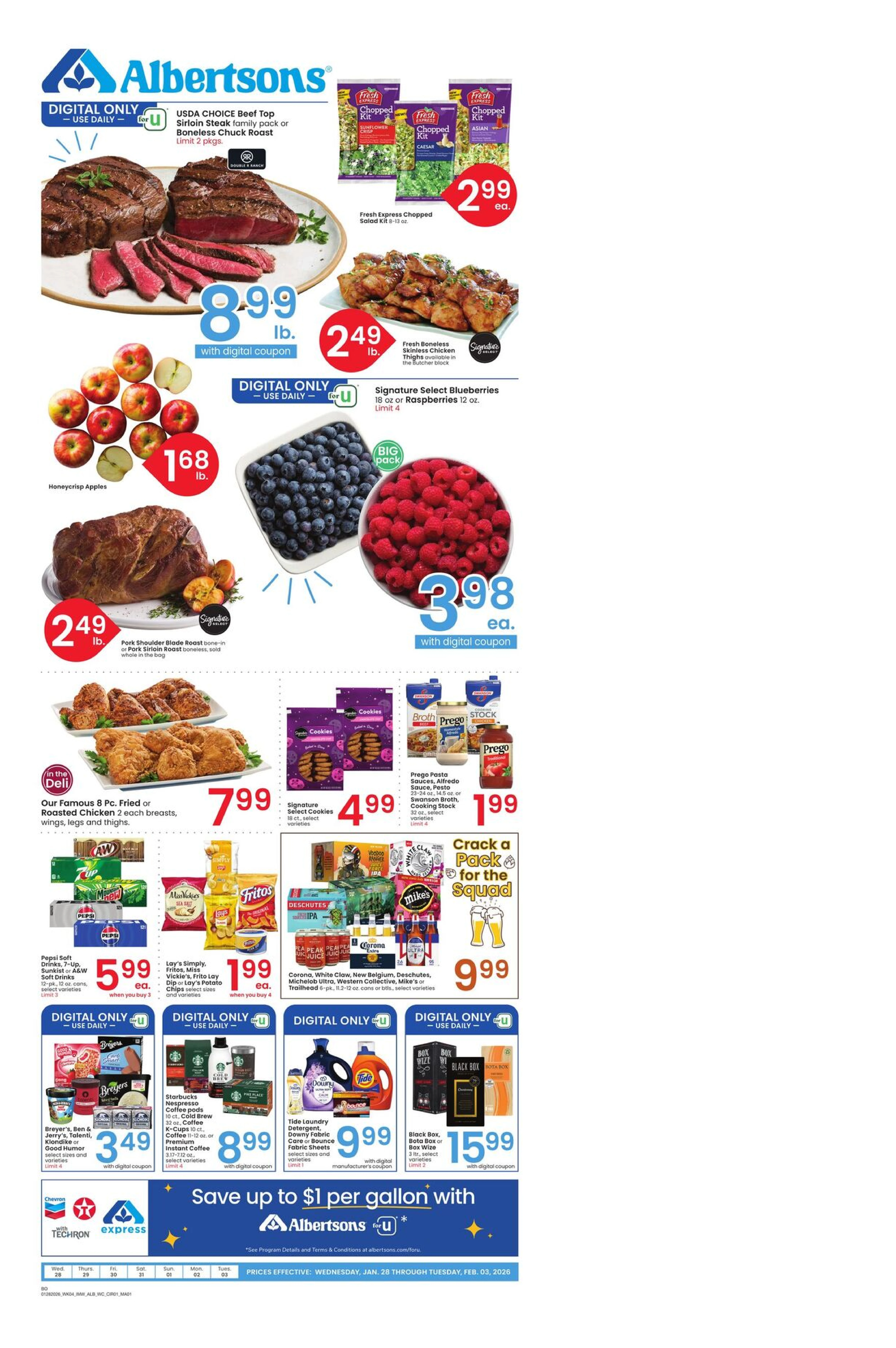 Albertsons weekly ad page 1