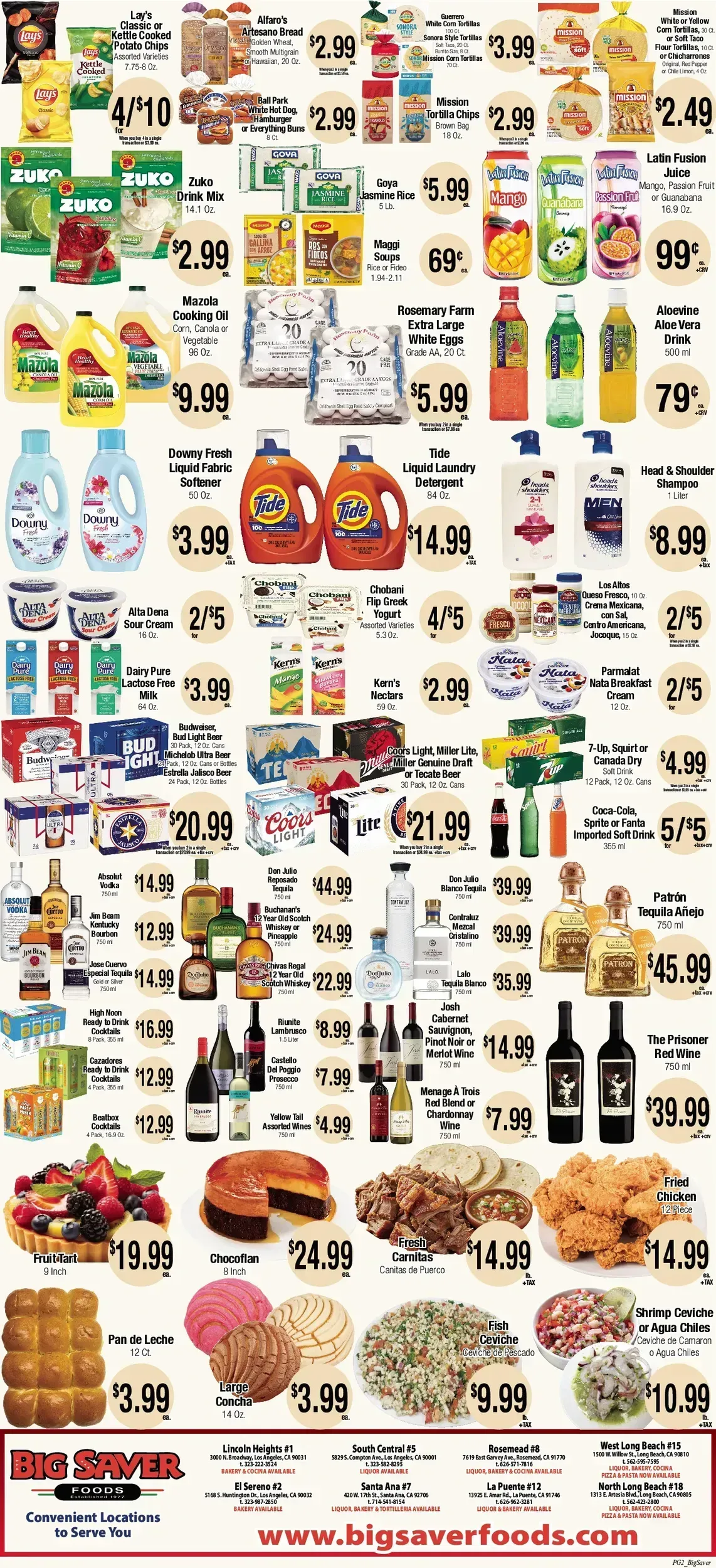 Big Saver Foods weekly ad page 1