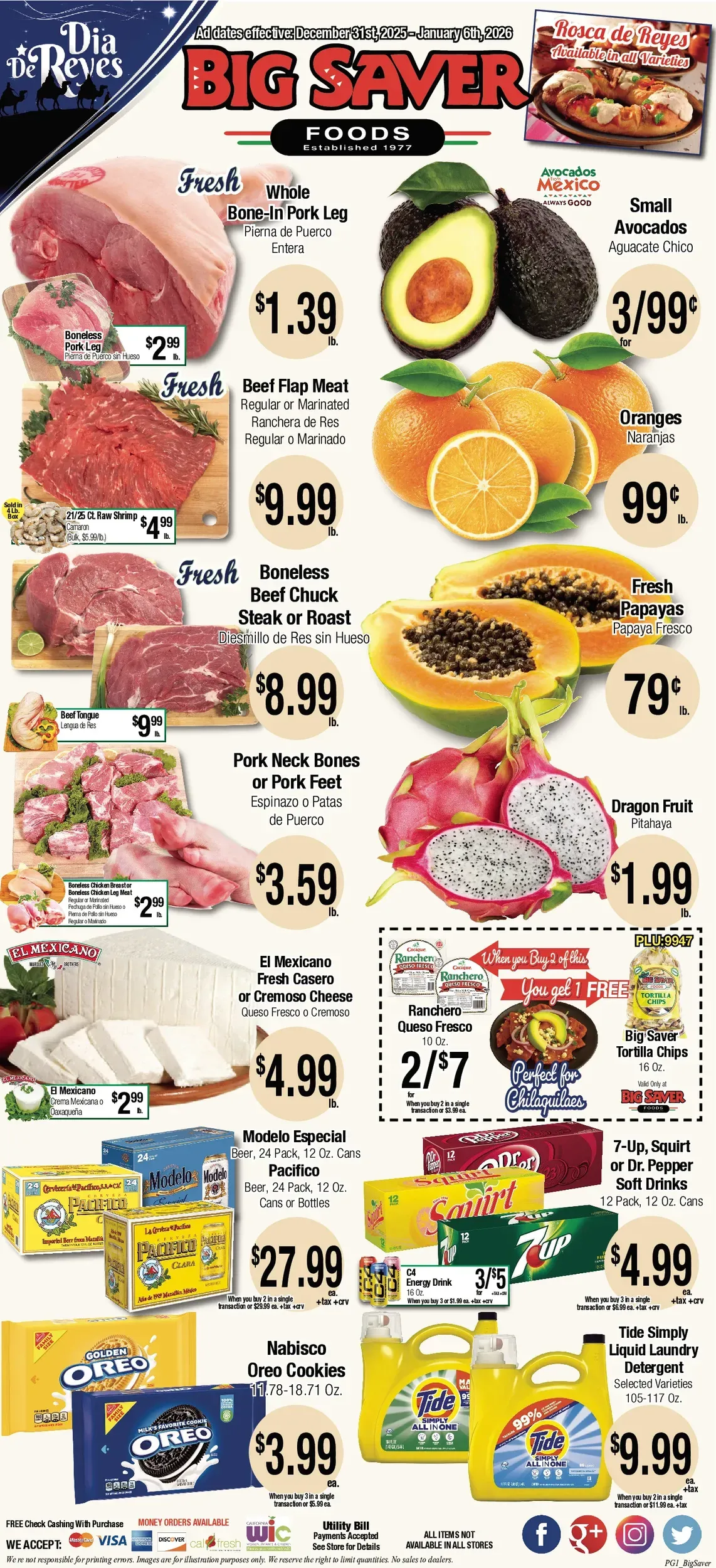 Big Saver Foods weekly ad page 1