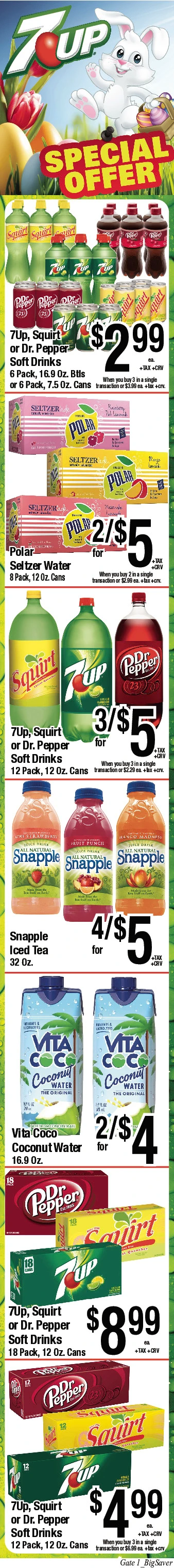 Big Saver Foods weekly ad page 1