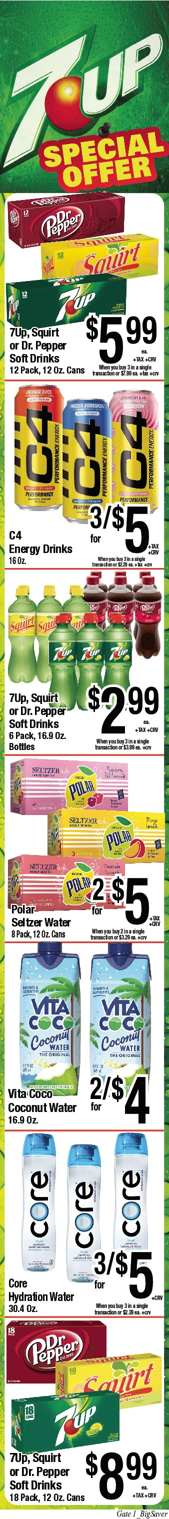 Big Saver Foods weekly ad page 1