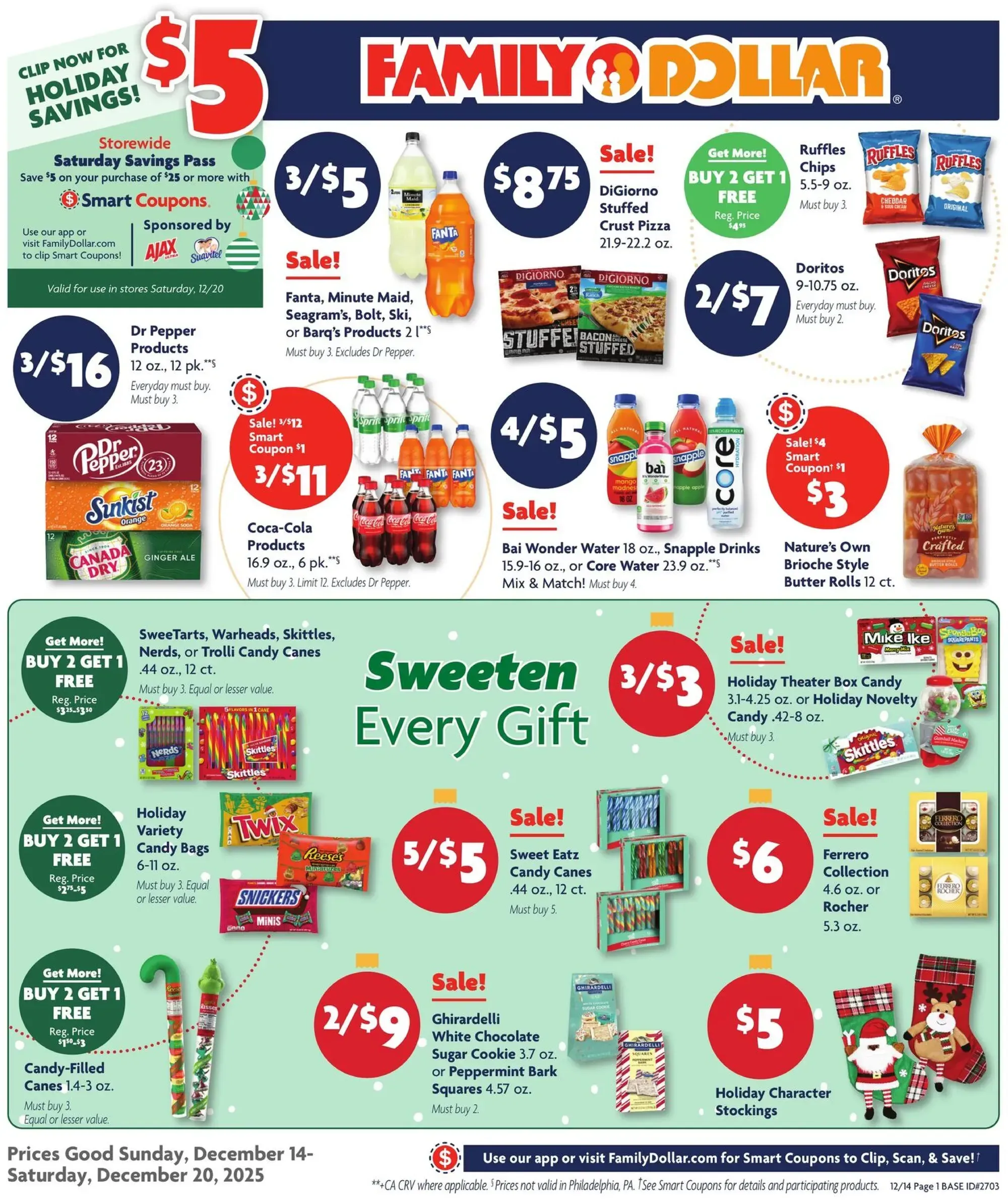Family Dollar weekly ad page 1