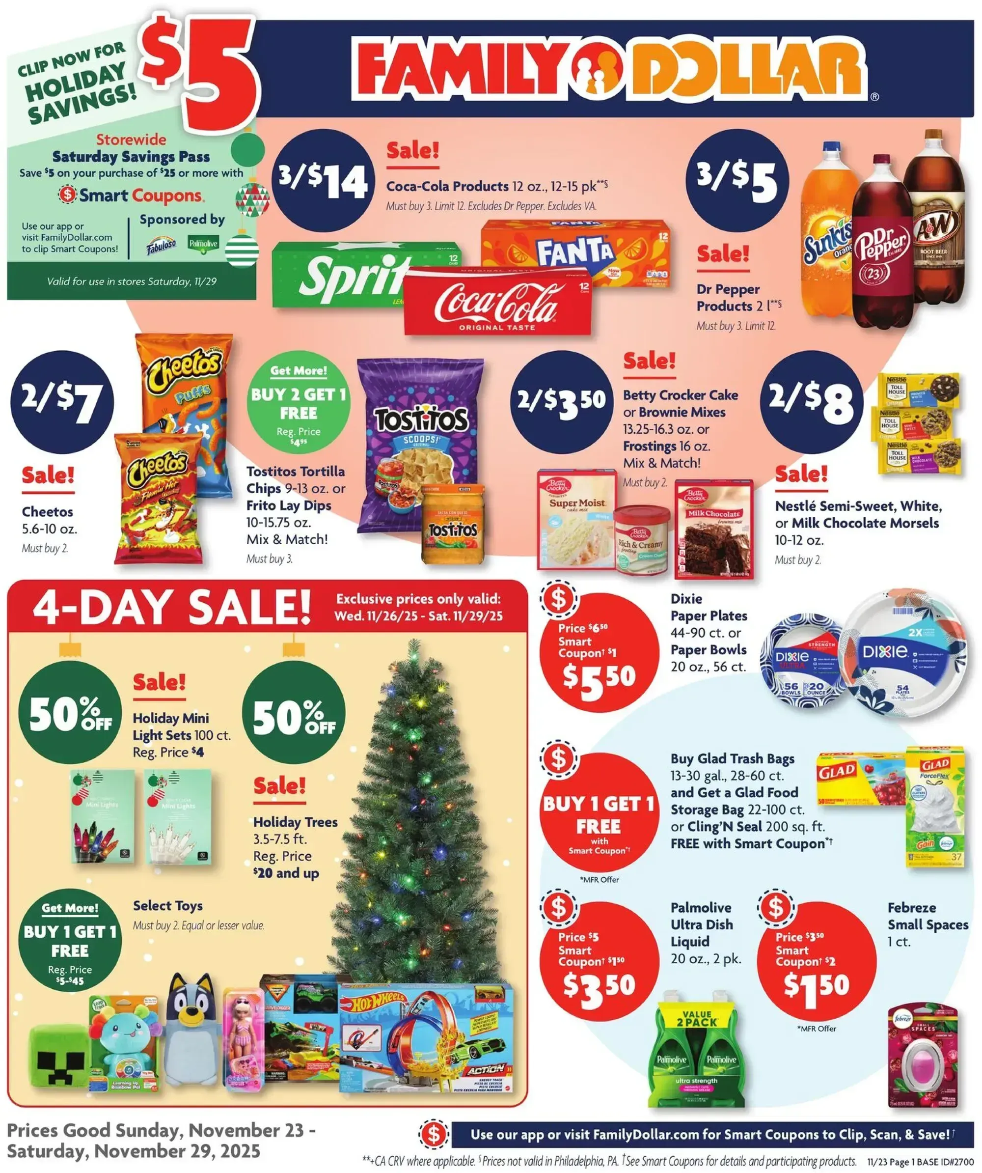 Family Dollar weekly ad page 1