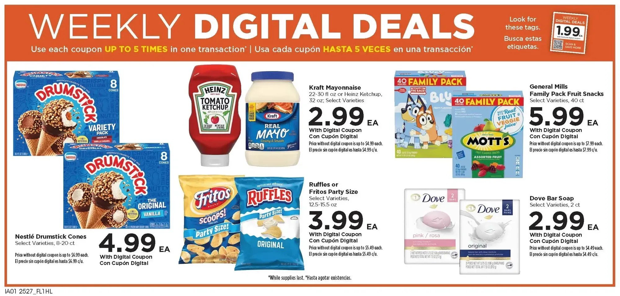 Food 4 Less weekly ad page 1