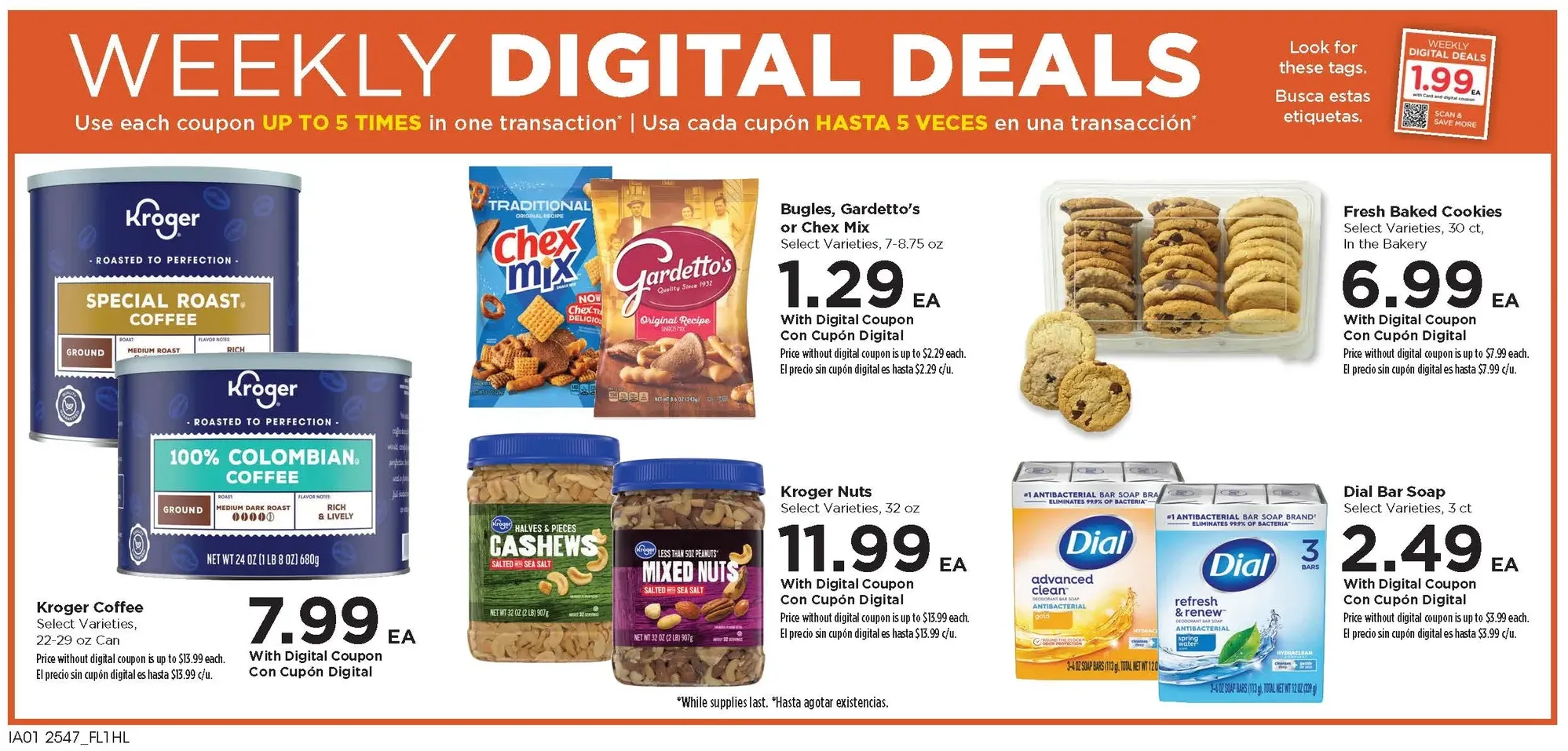 Food 4 Less weekly ad page 1