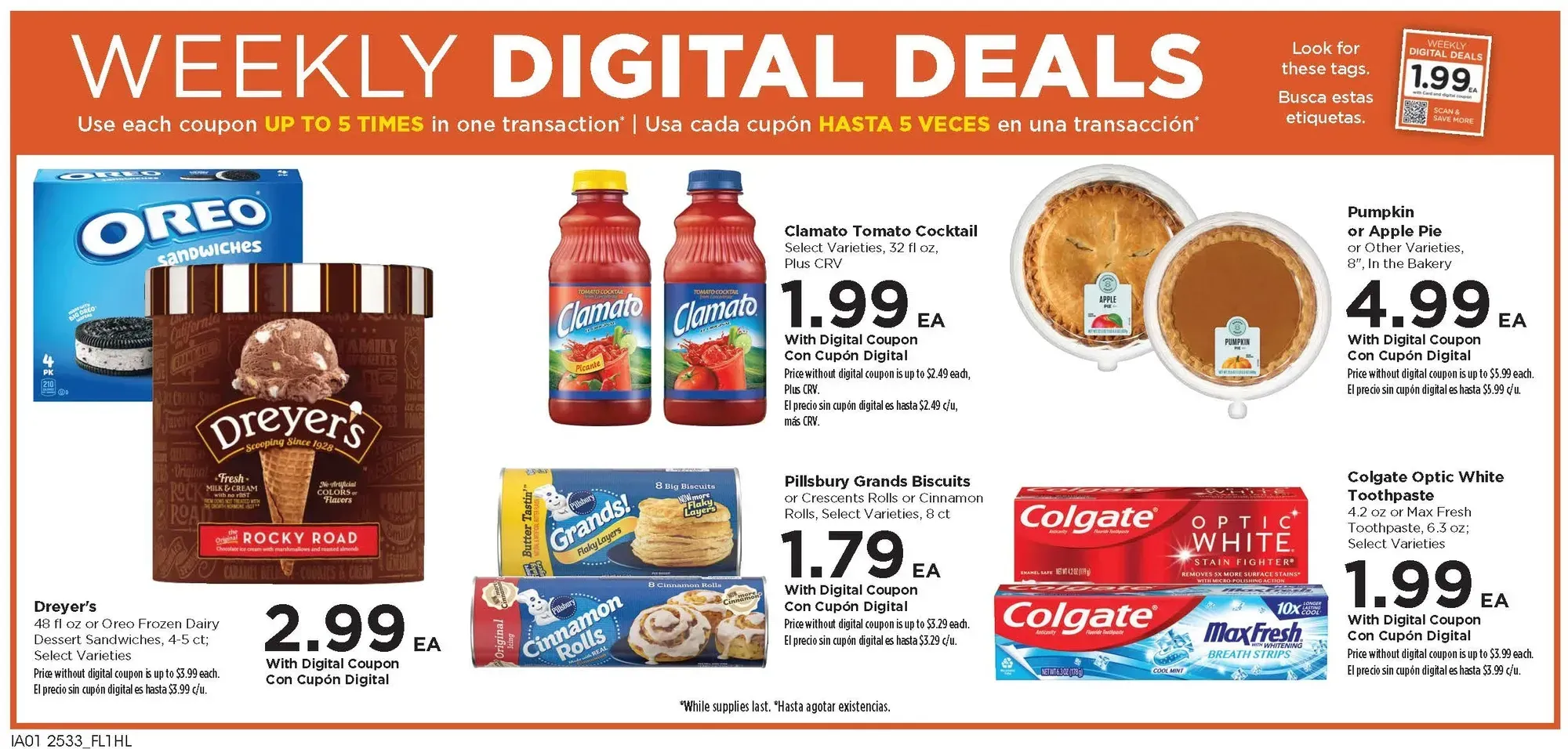 Food 4 Less weekly ad page 1