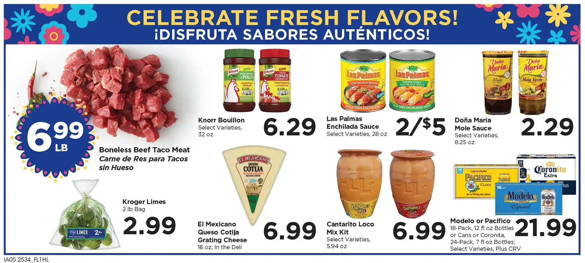 Food 4 Less weekly ad page 1