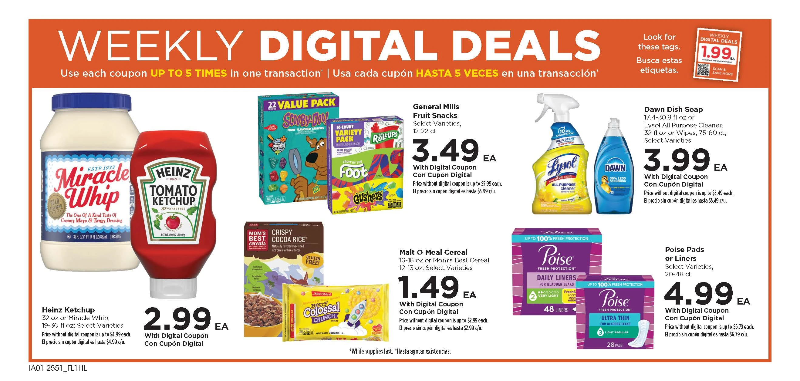 Food 4 Less weekly ad page 1