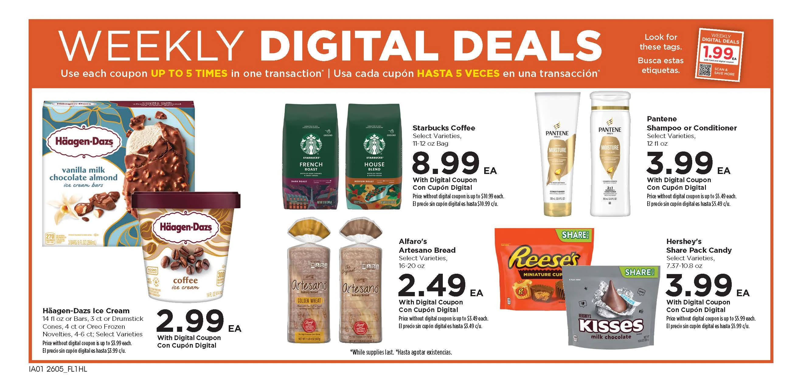 Food 4 Less weekly ad page 1