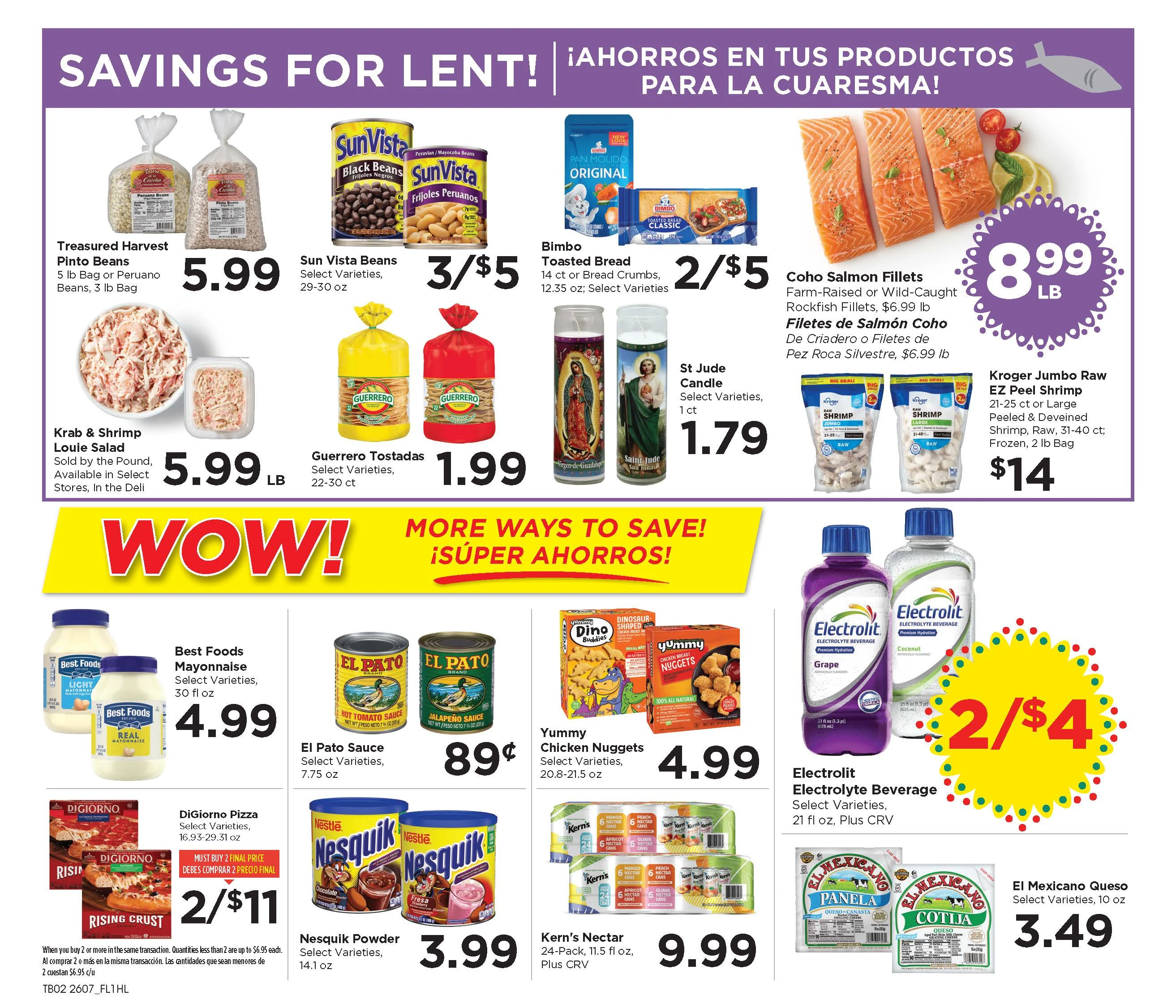 Food 4 Less weekly ad page 1