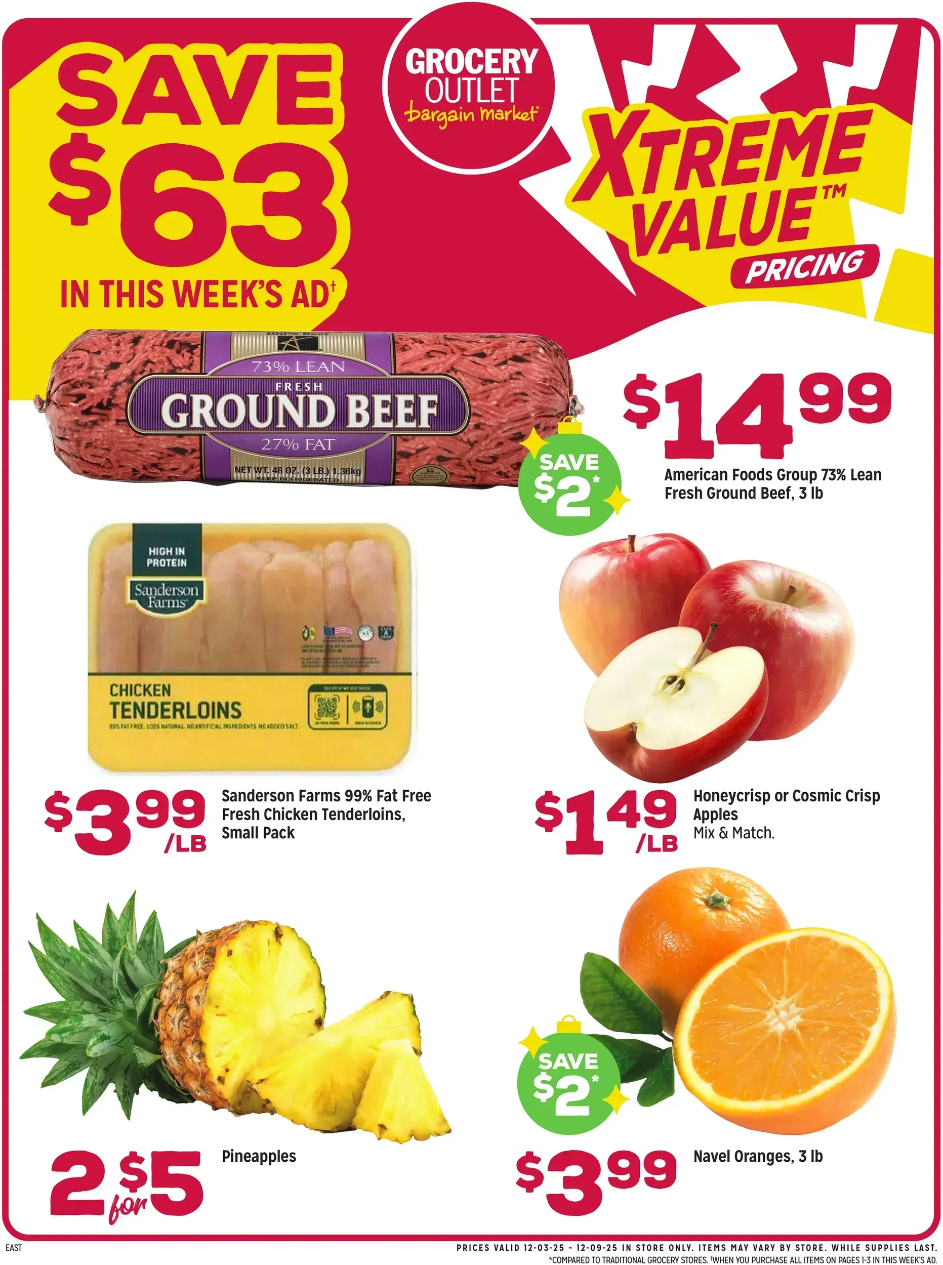 Grocery Outlet weekly ad page 1