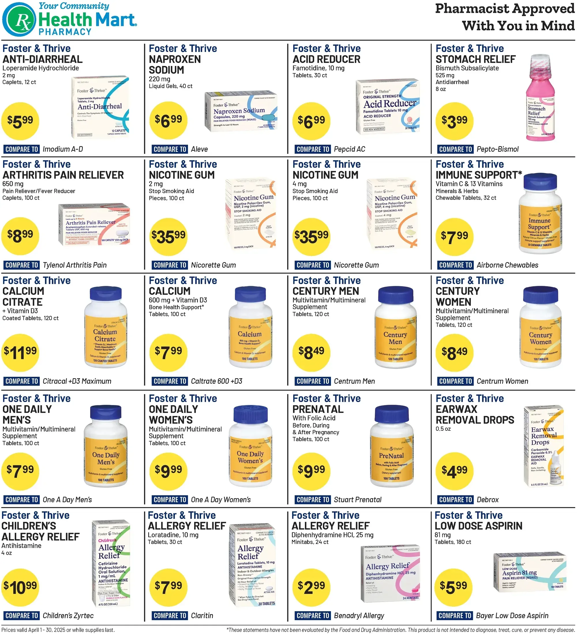 Health Mart Pharmacy weekly ad page 1