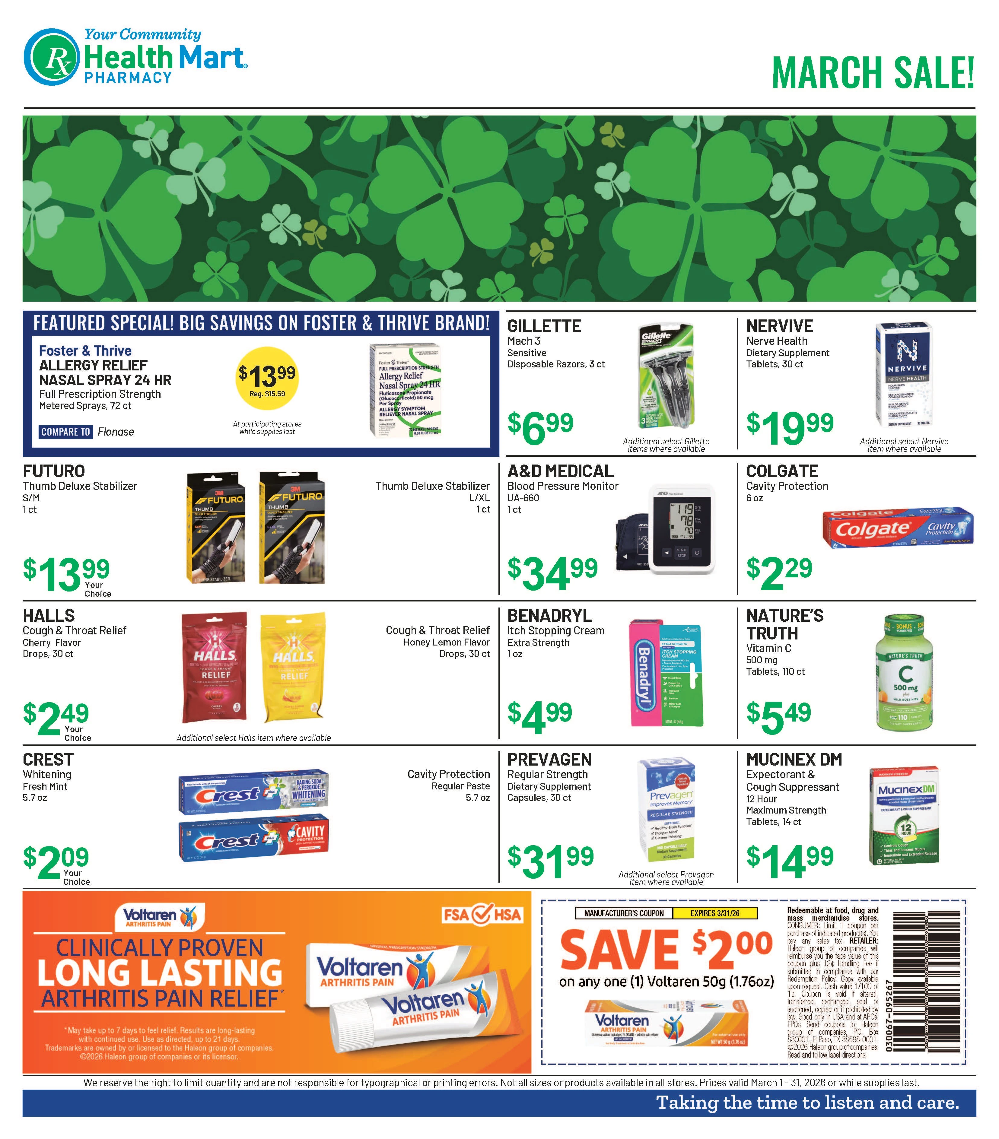 Health Mart Pharmacy weekly ad page 1