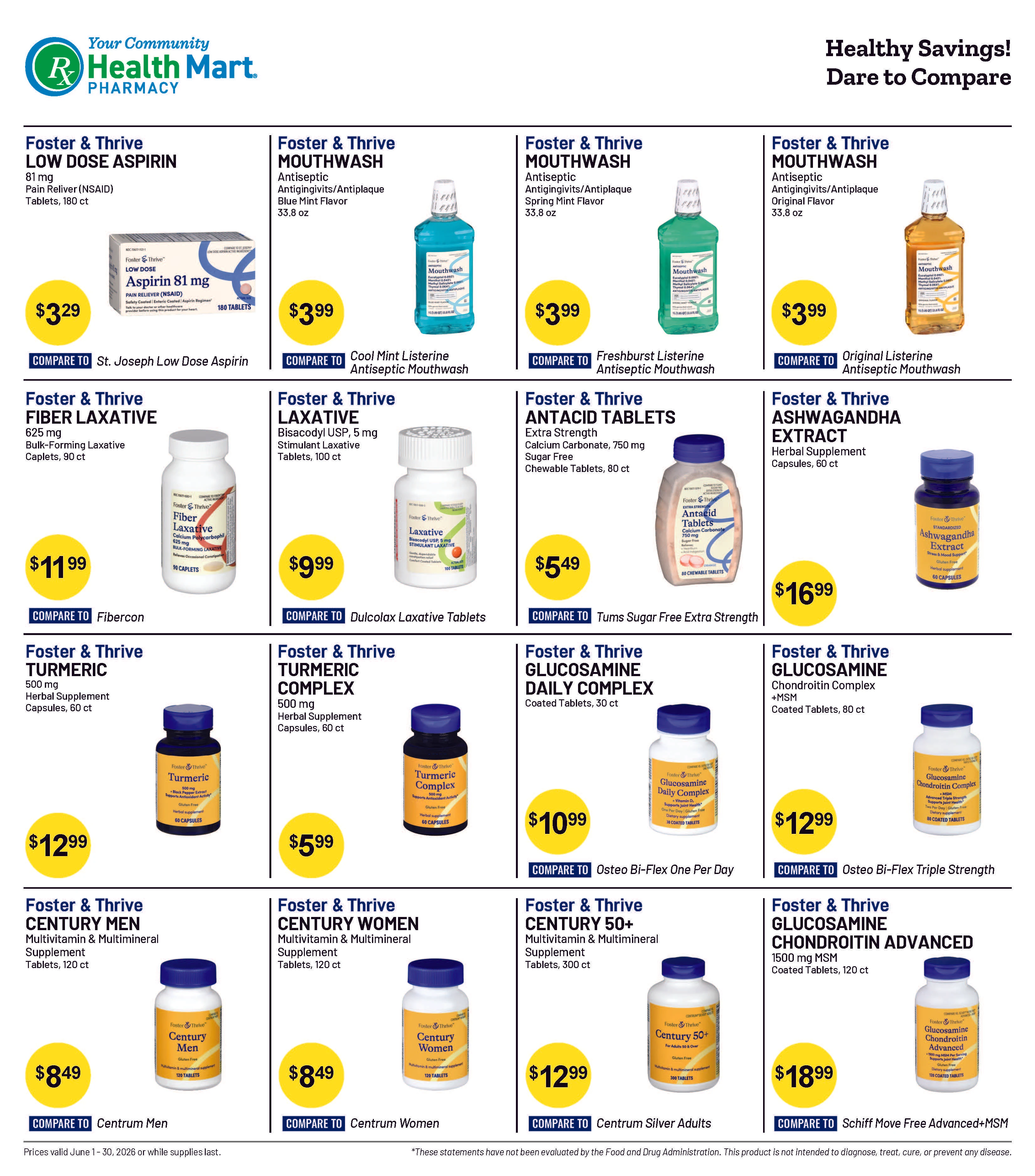 Health Mart Pharmacy weekly ad page 1