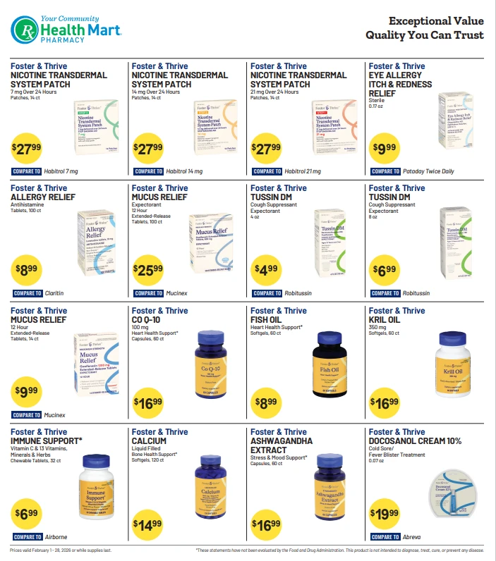 Health Mart Pharmacy flyer preview
