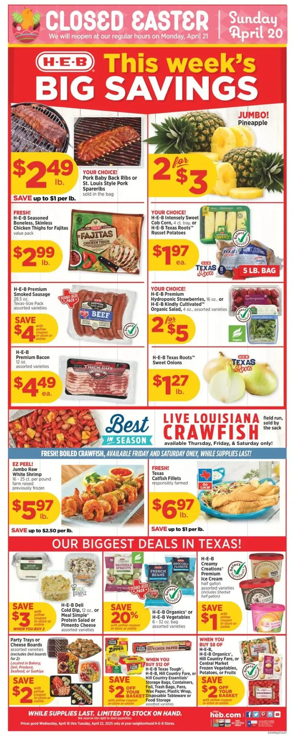 Heb weekly ad page 1