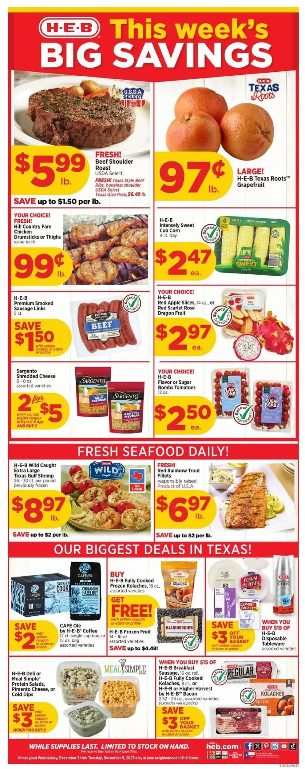 Heb weekly ad page 1