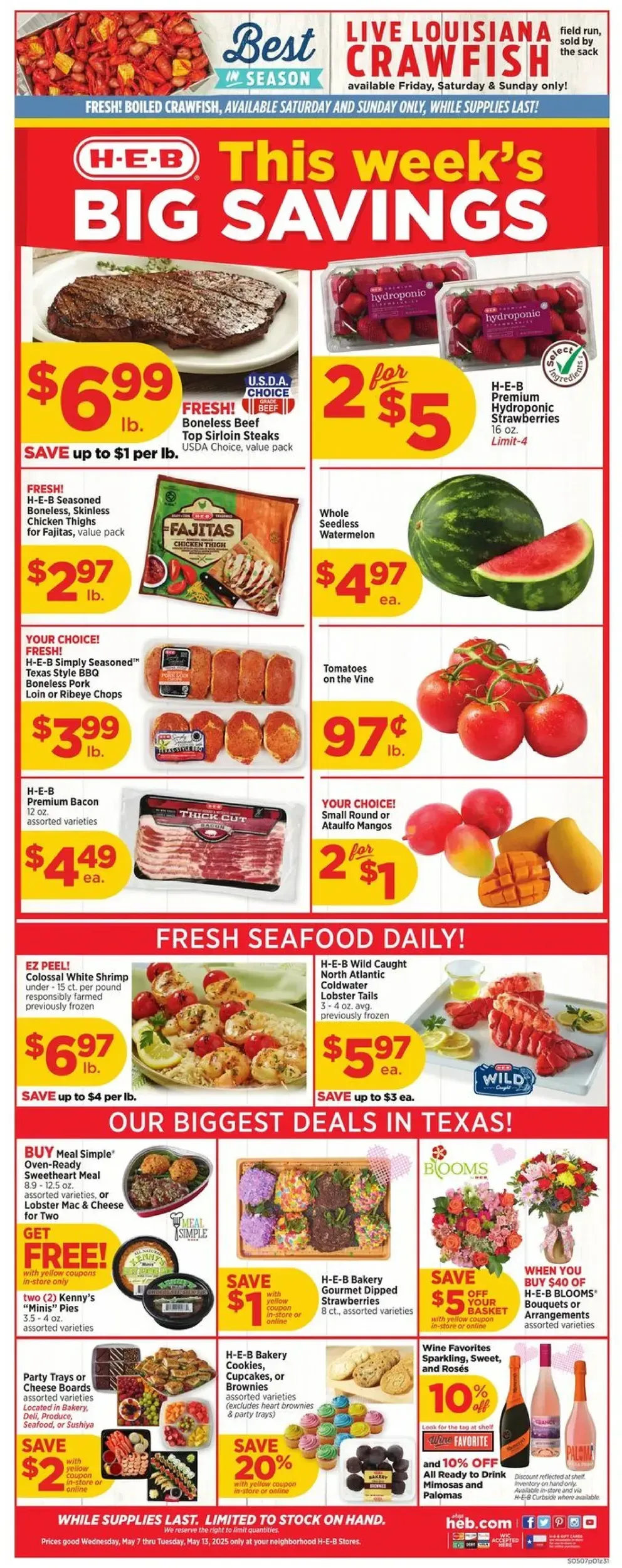 Heb weekly ad page 1