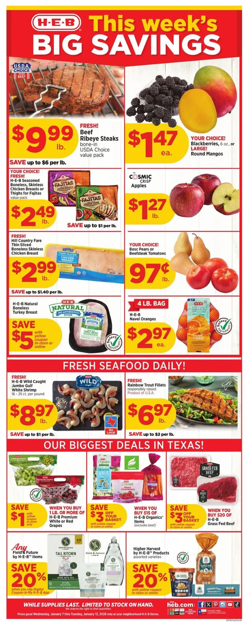 Heb weekly ad page 1