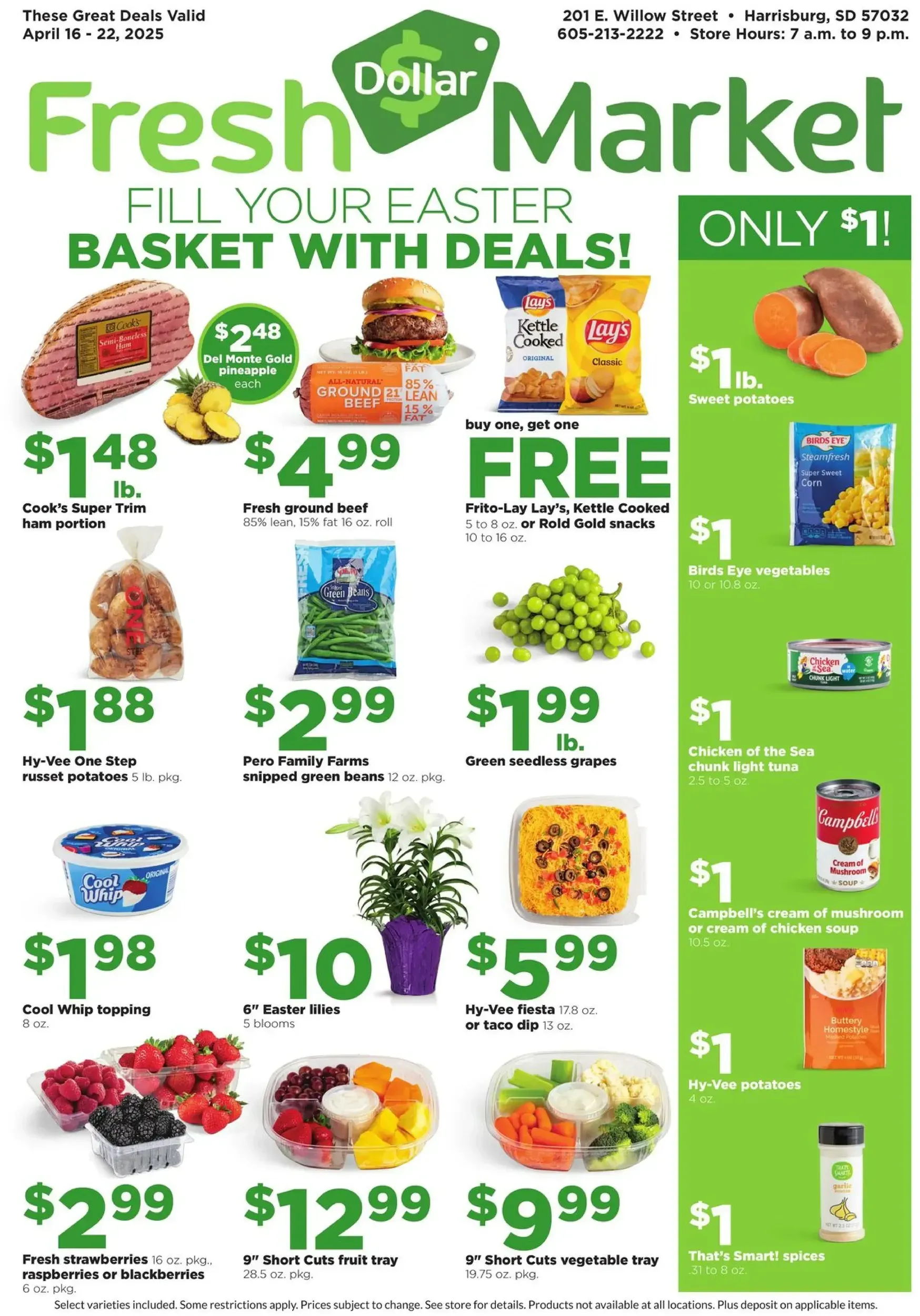 Hyvee weekly ad page 1