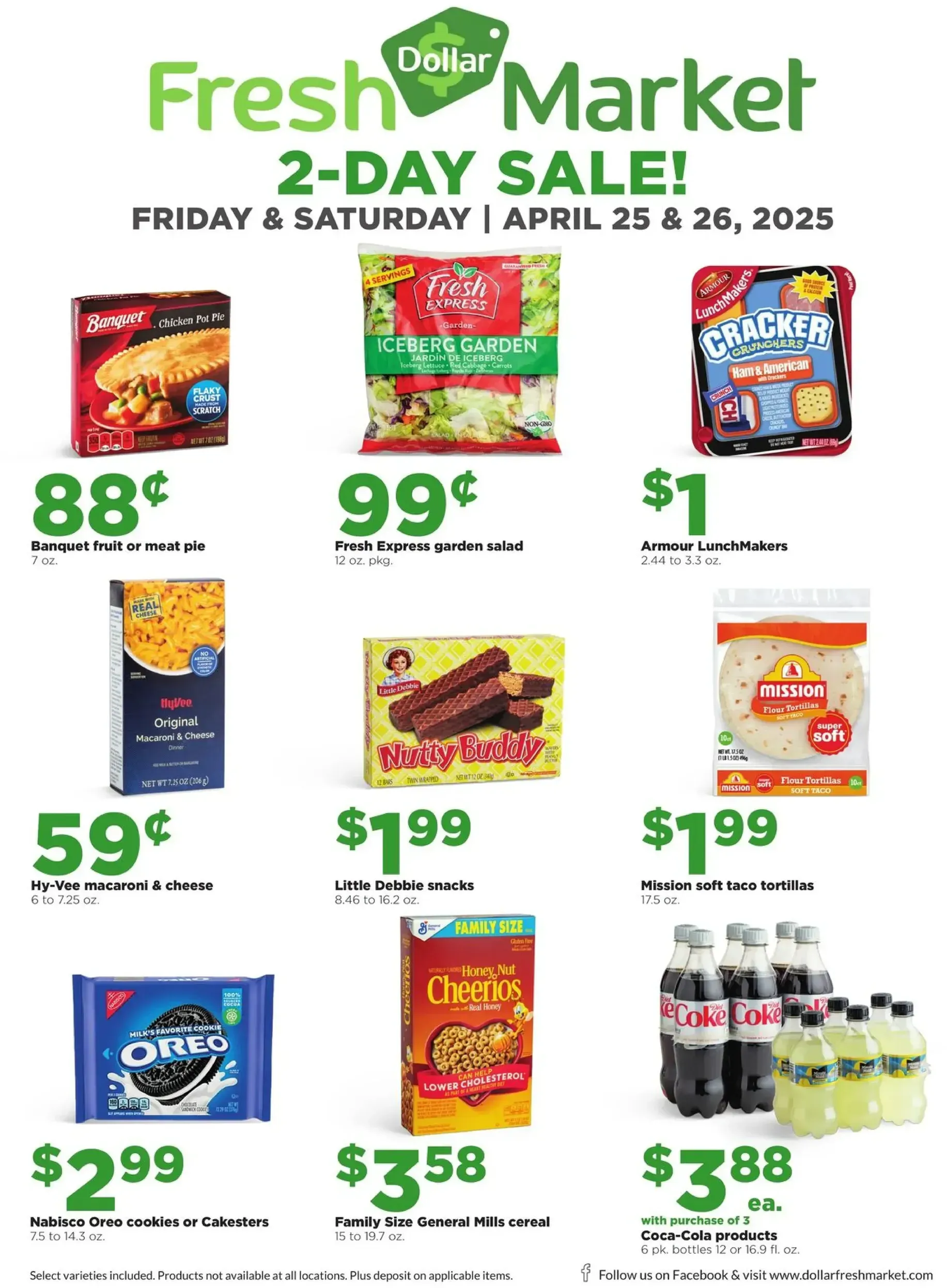 Hyvee weekly ad page 1
