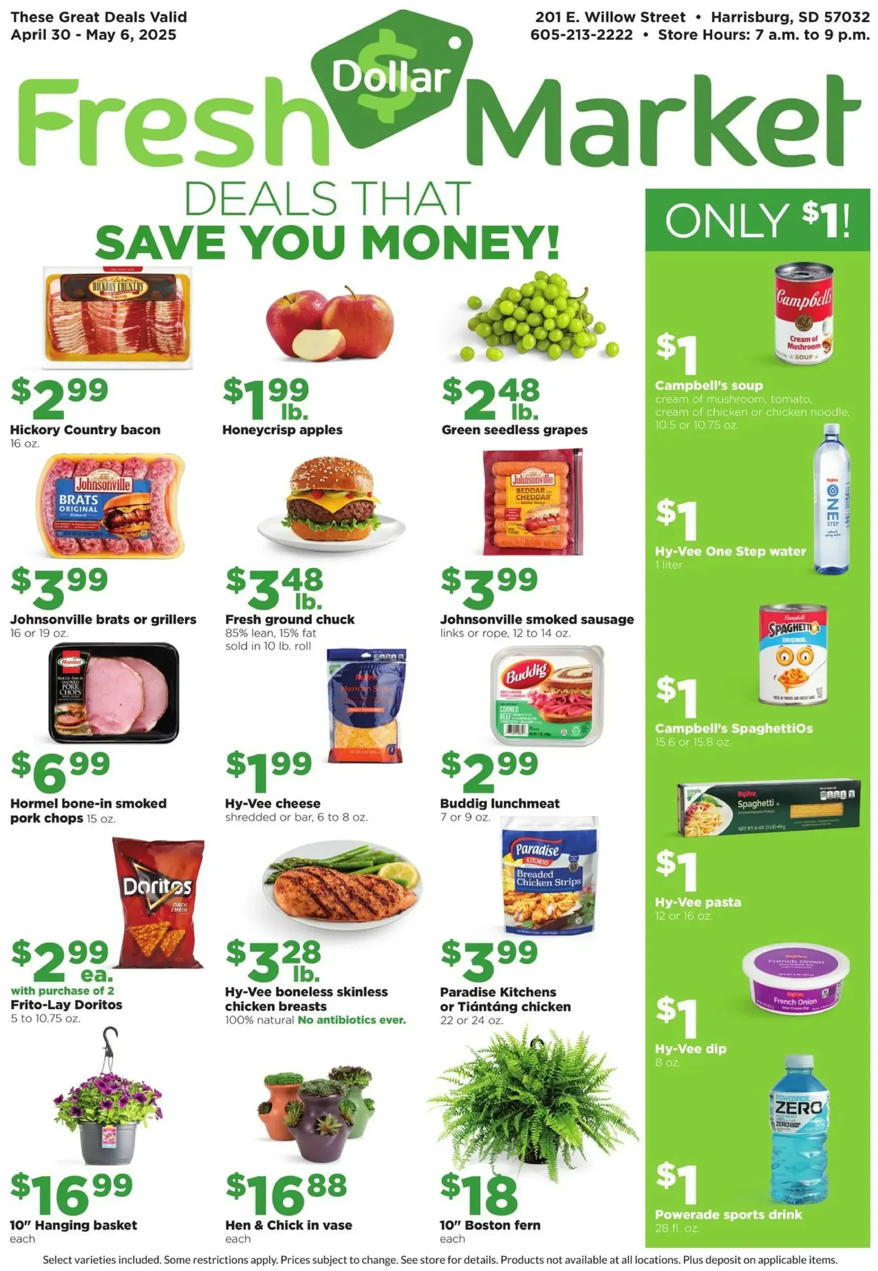 Hyvee weekly ad page 1