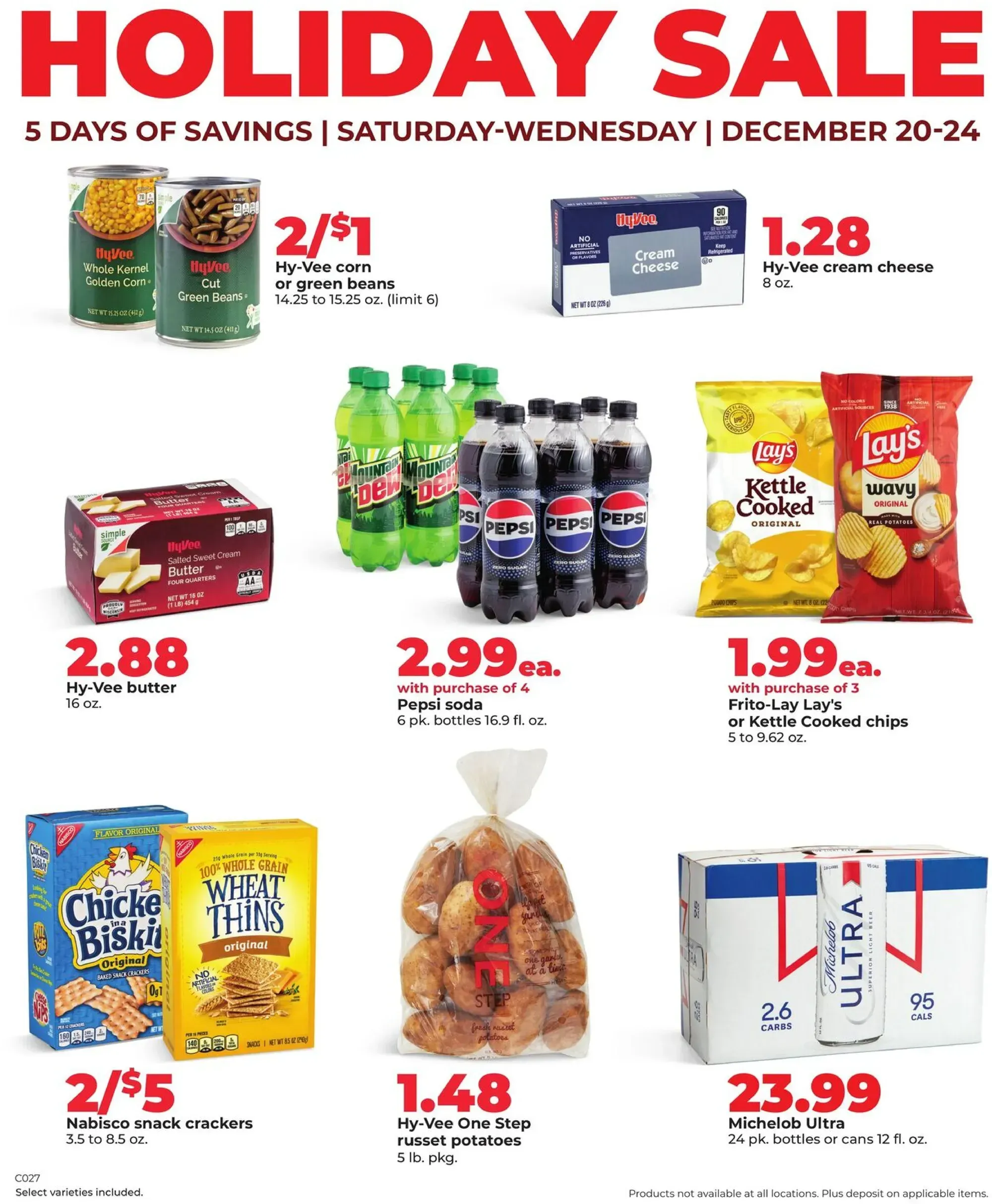Hyvee weekly ad page 1