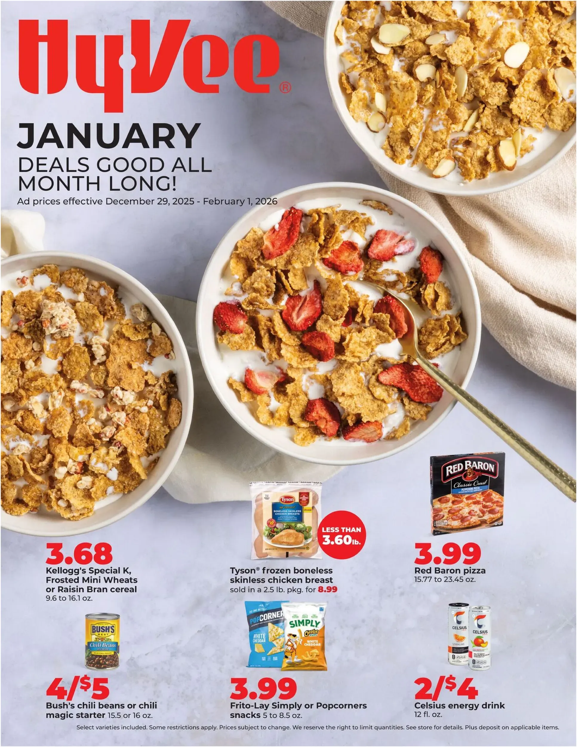Hyvee weekly ad page 1