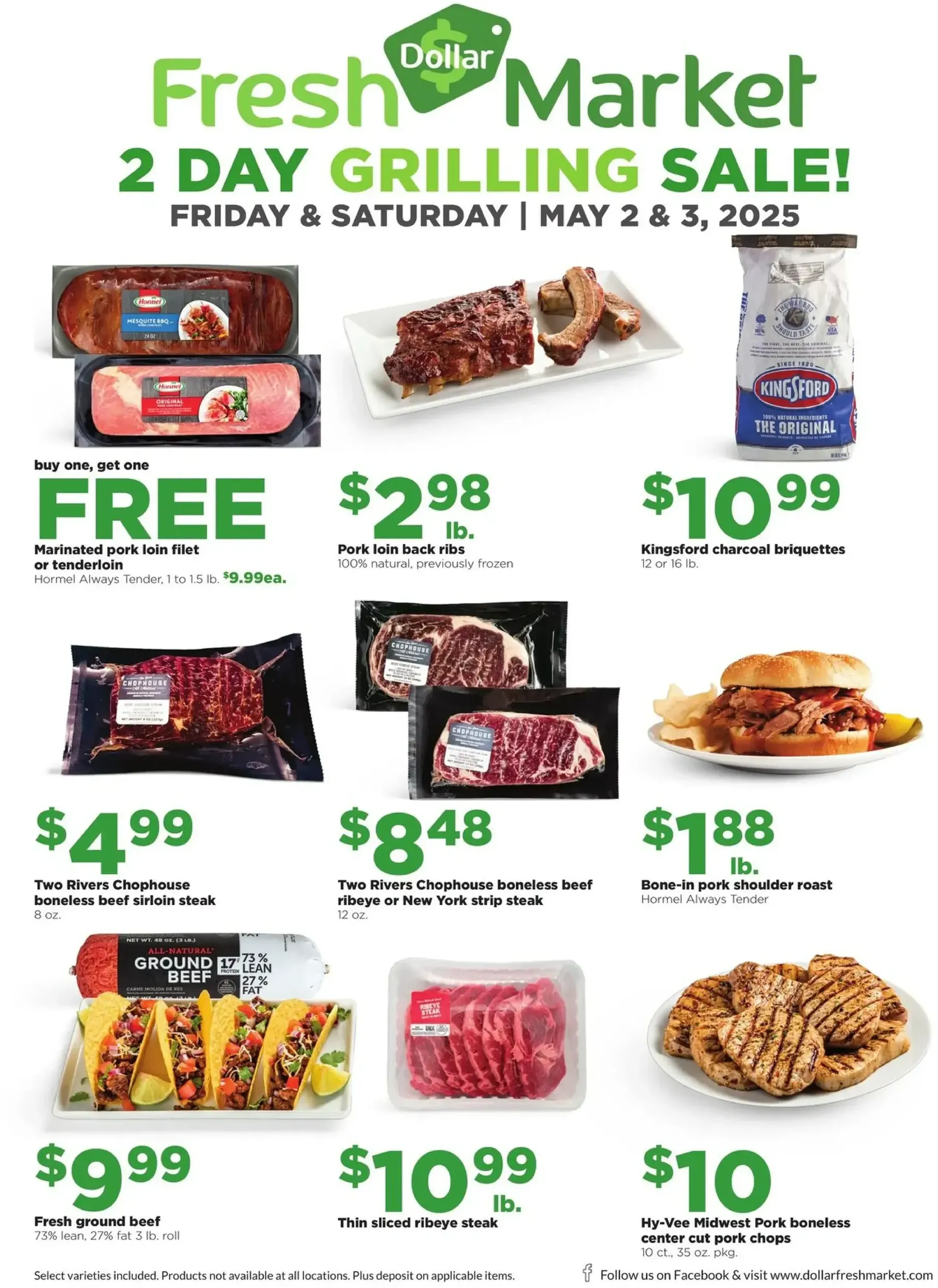 Hyvee weekly ad page 1