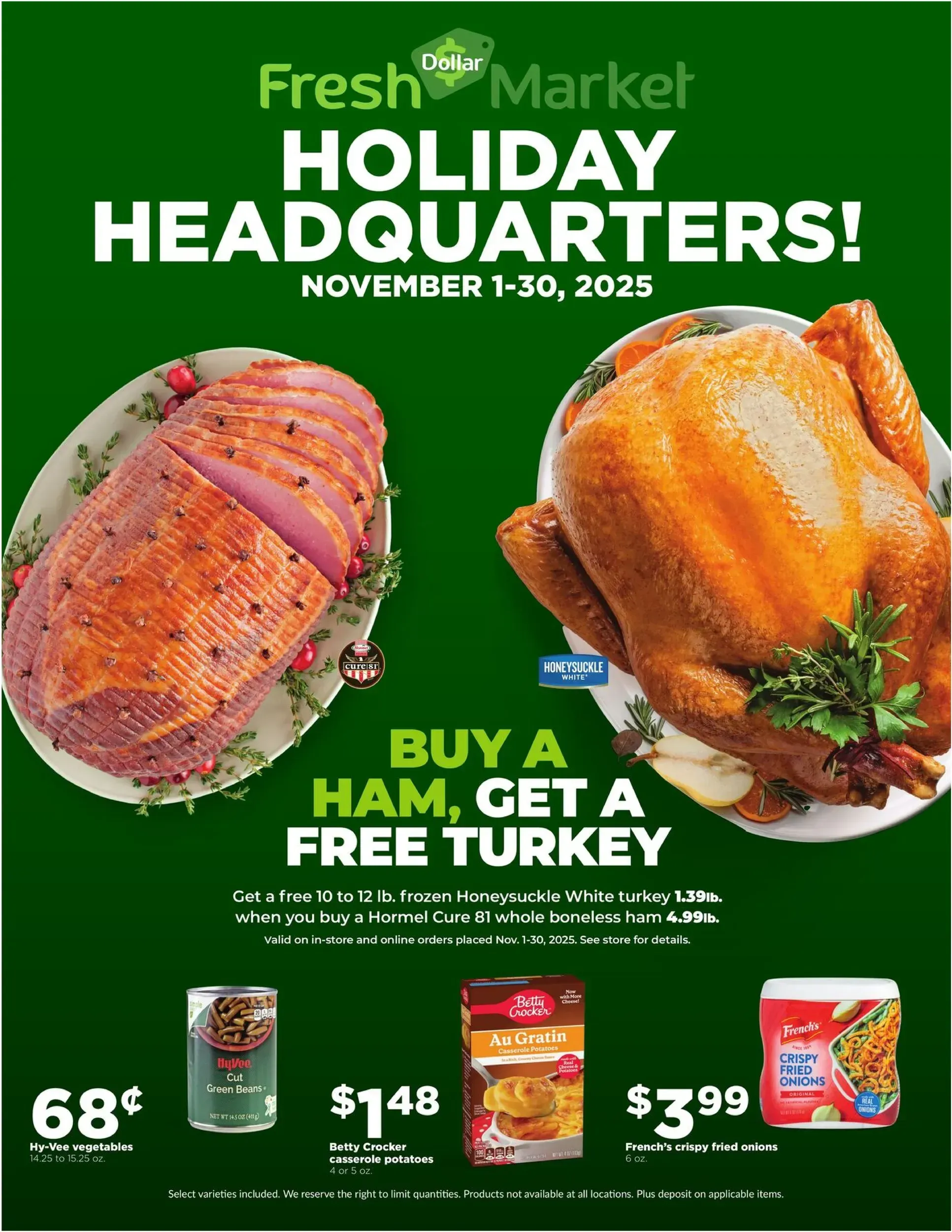 Hyvee weekly ad page 1