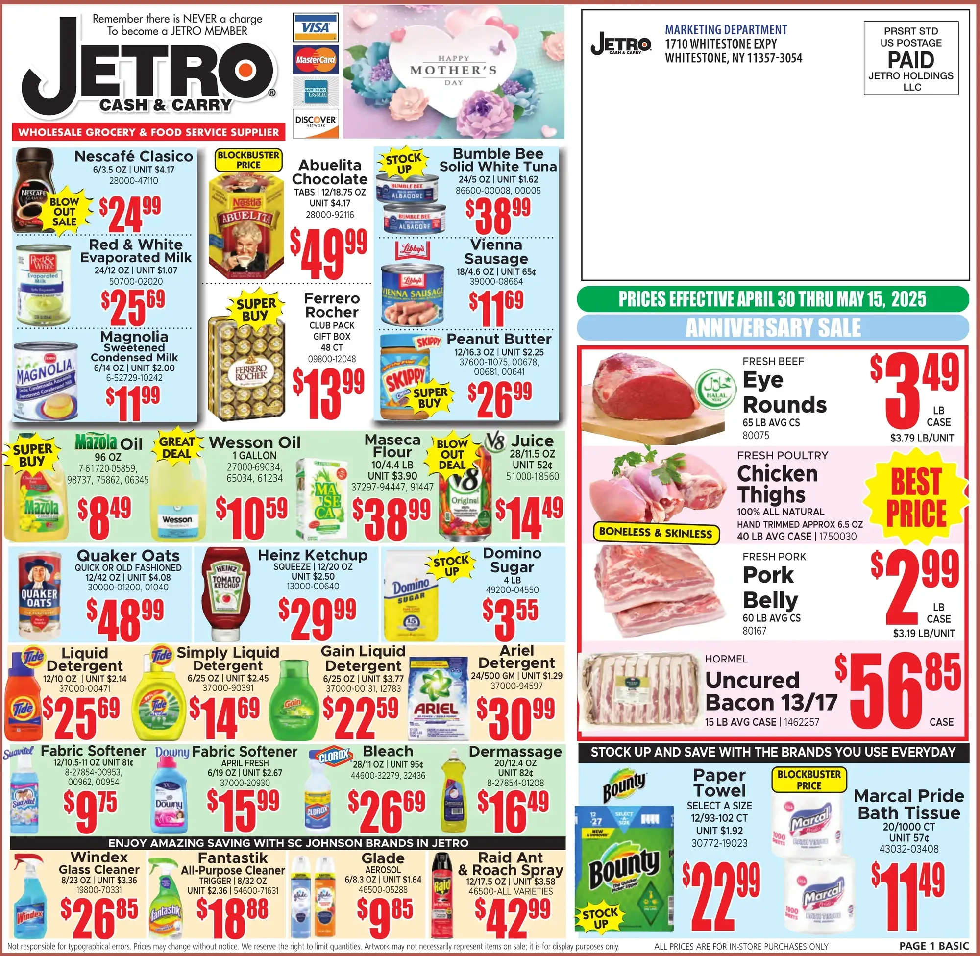 Jetro weekly ad page 1