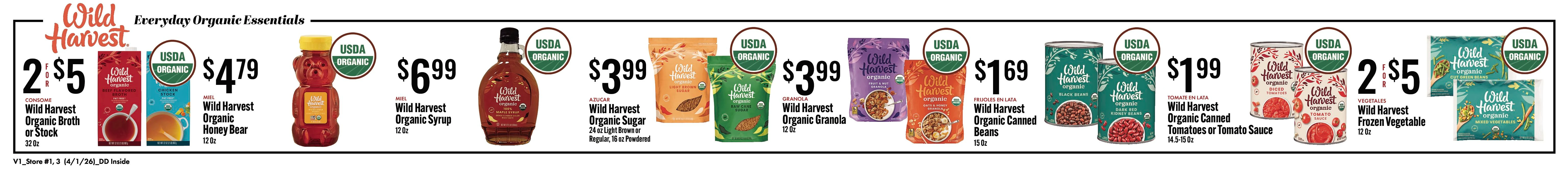 JONS Fresh Marketplace weekly ad page 1