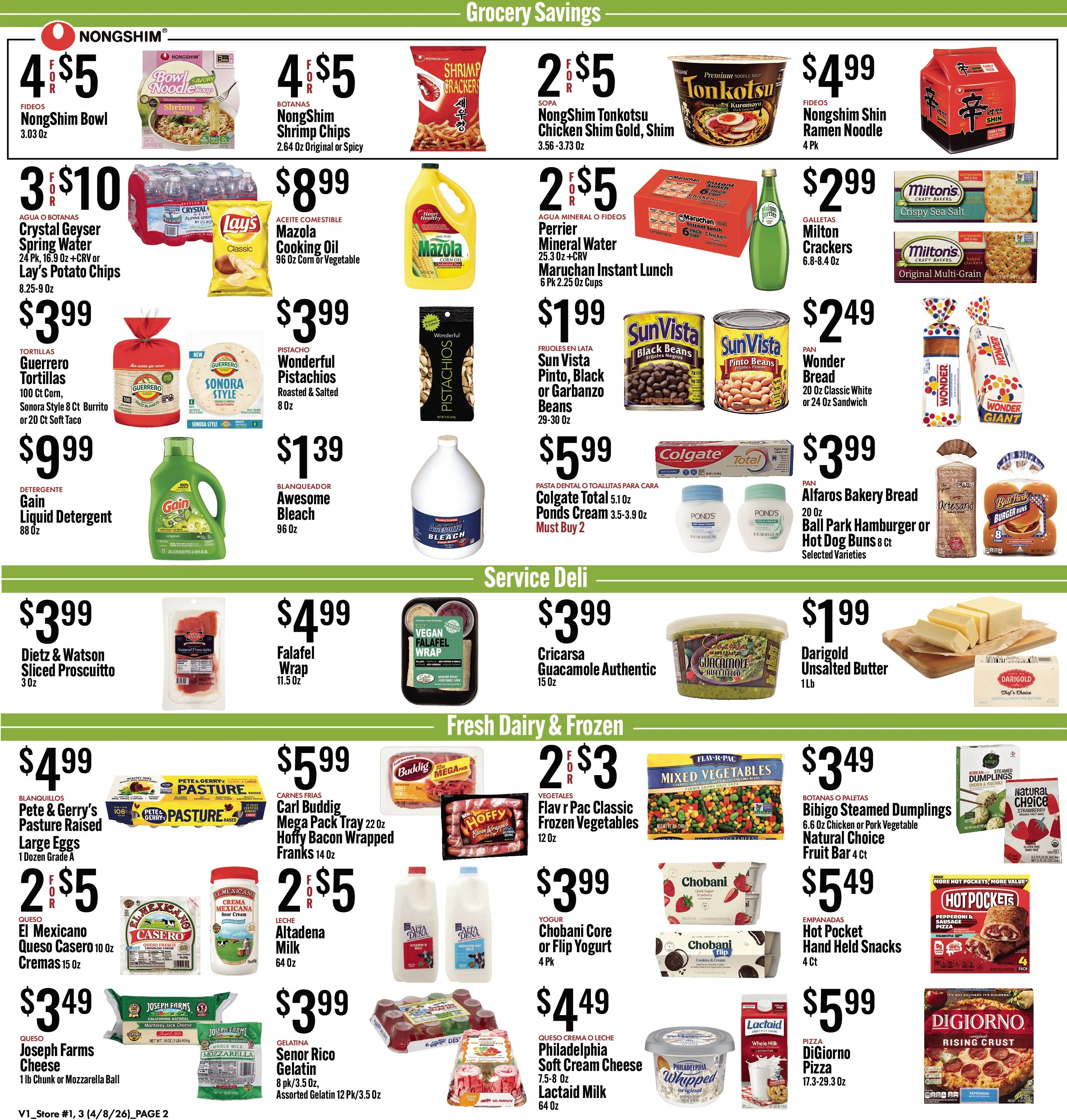 JONS Fresh Marketplace weekly ad page 1
