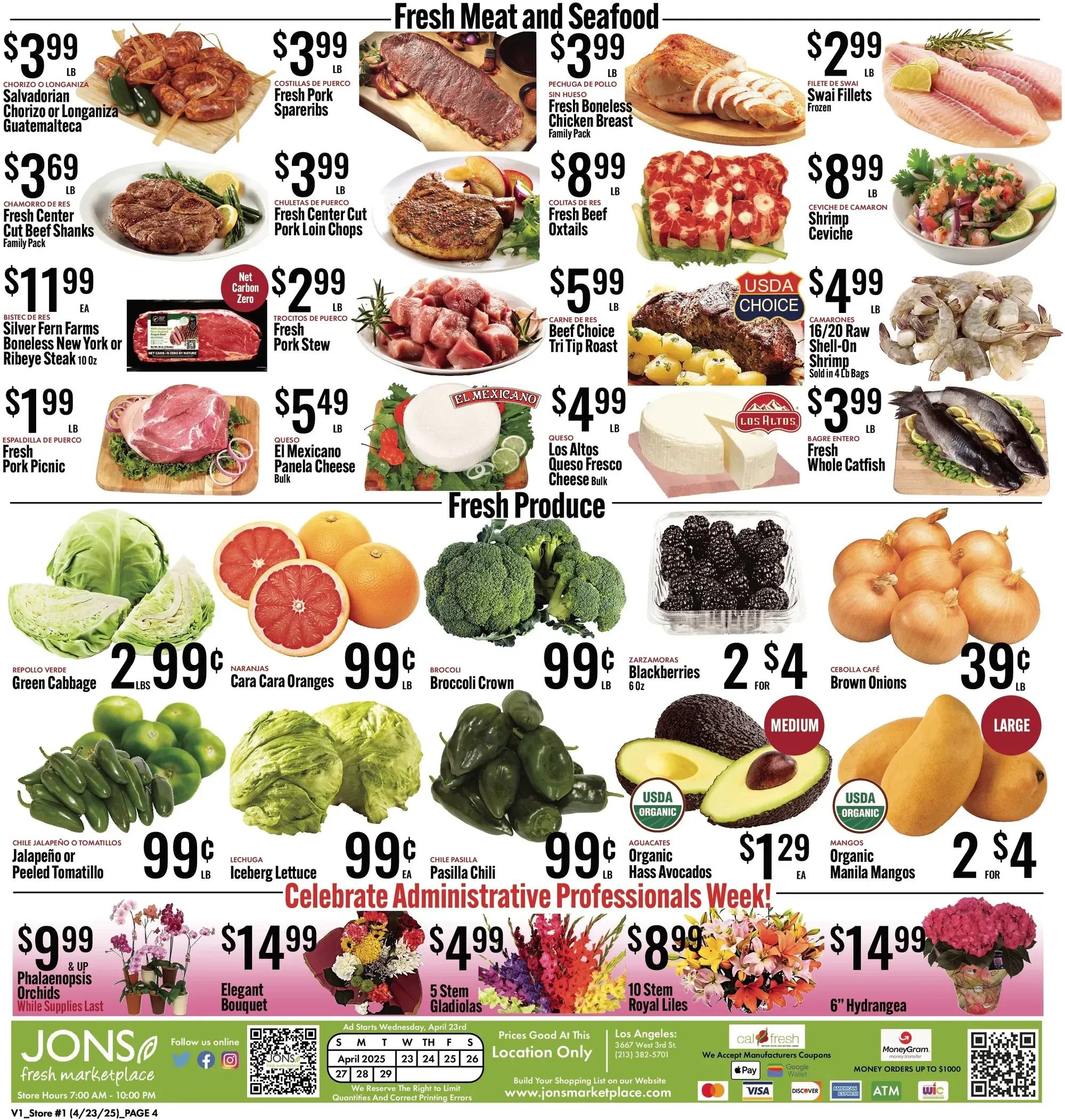 Jons International Marketplace weekly ad page 1