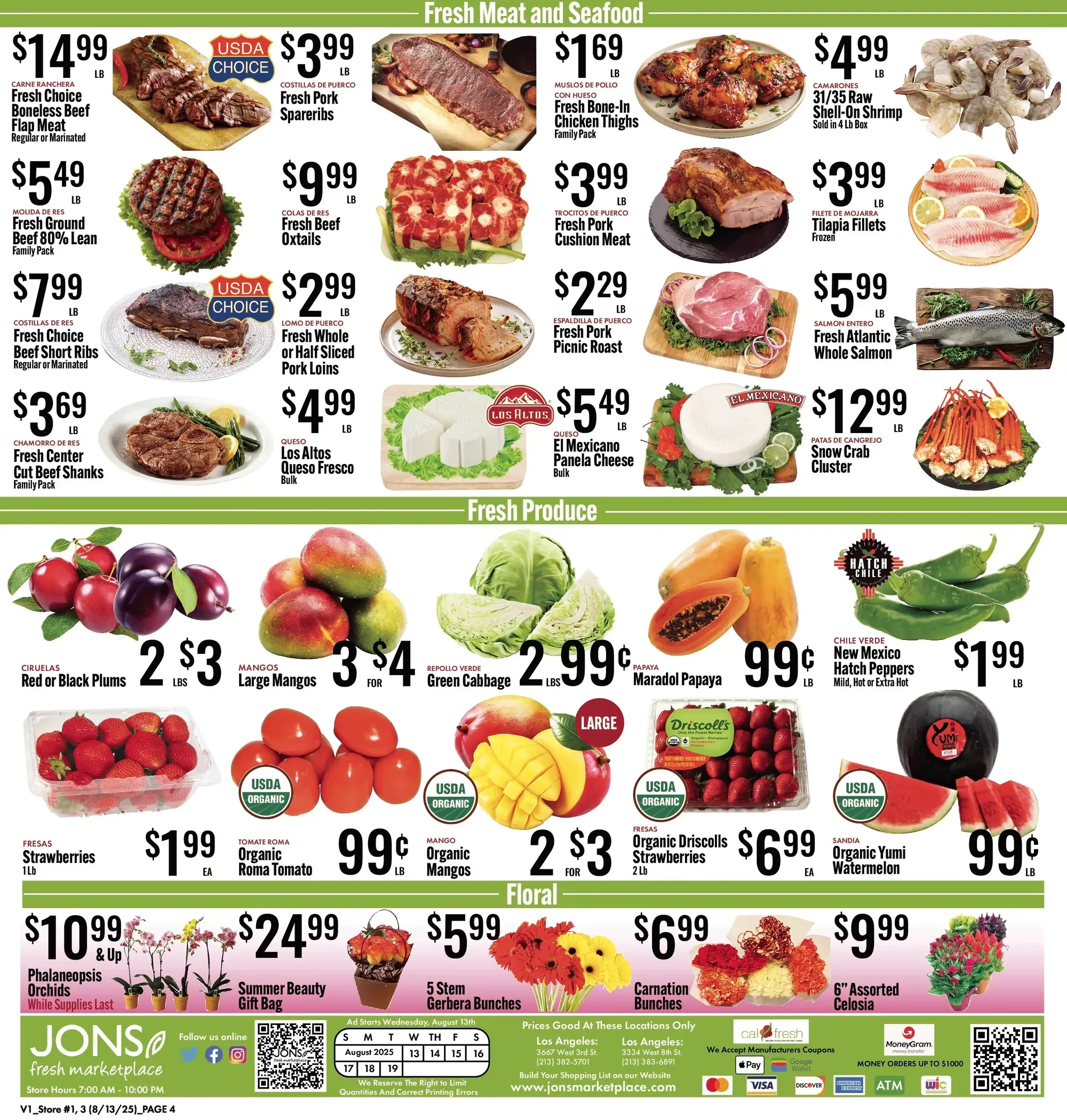 Jons International Marketplace weekly ad page 1