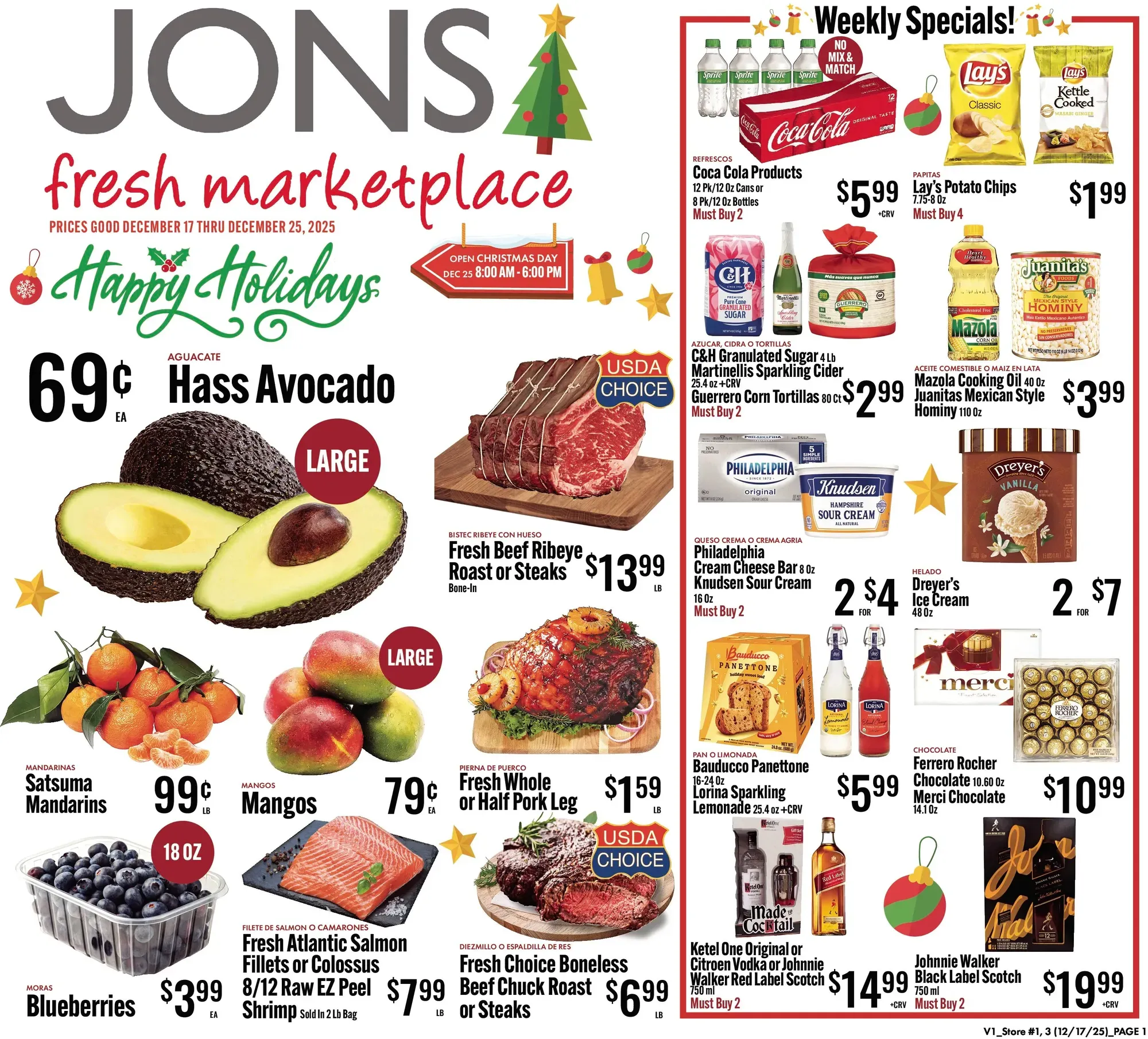 Jons International Marketplace weekly ad page 1