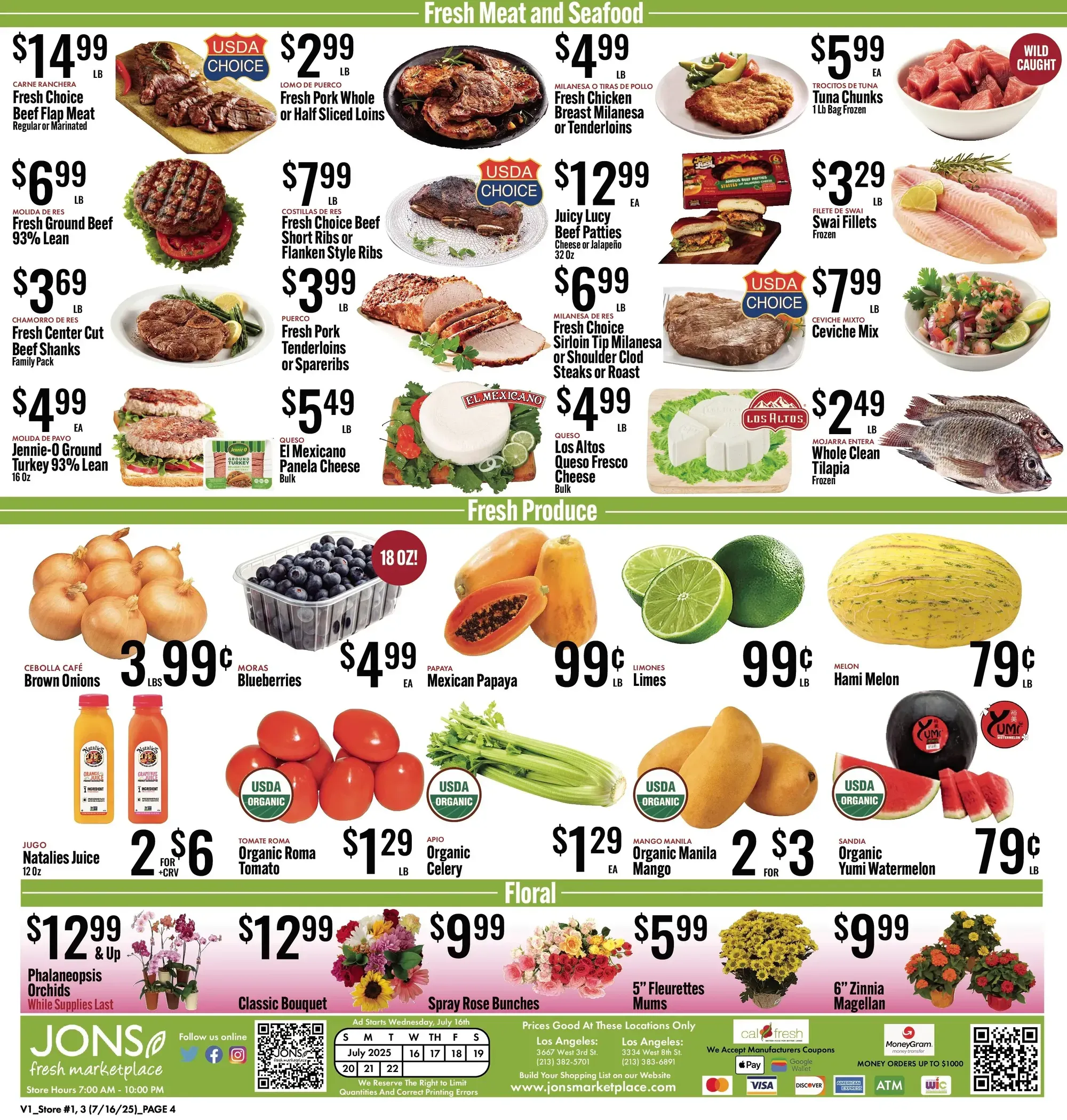 Jons International Marketplace weekly ad page 1