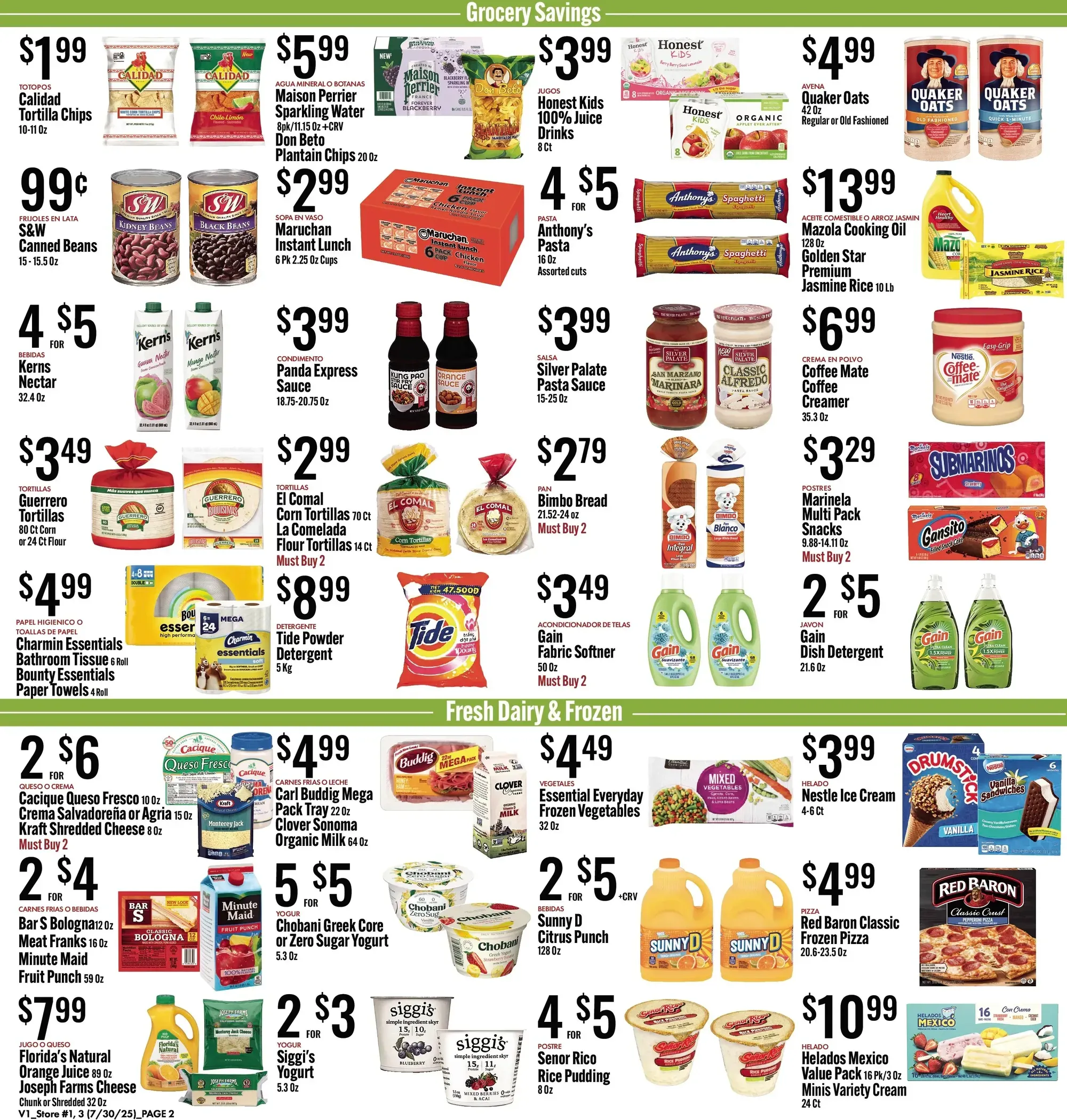 Jons International Marketplace weekly ad page 1