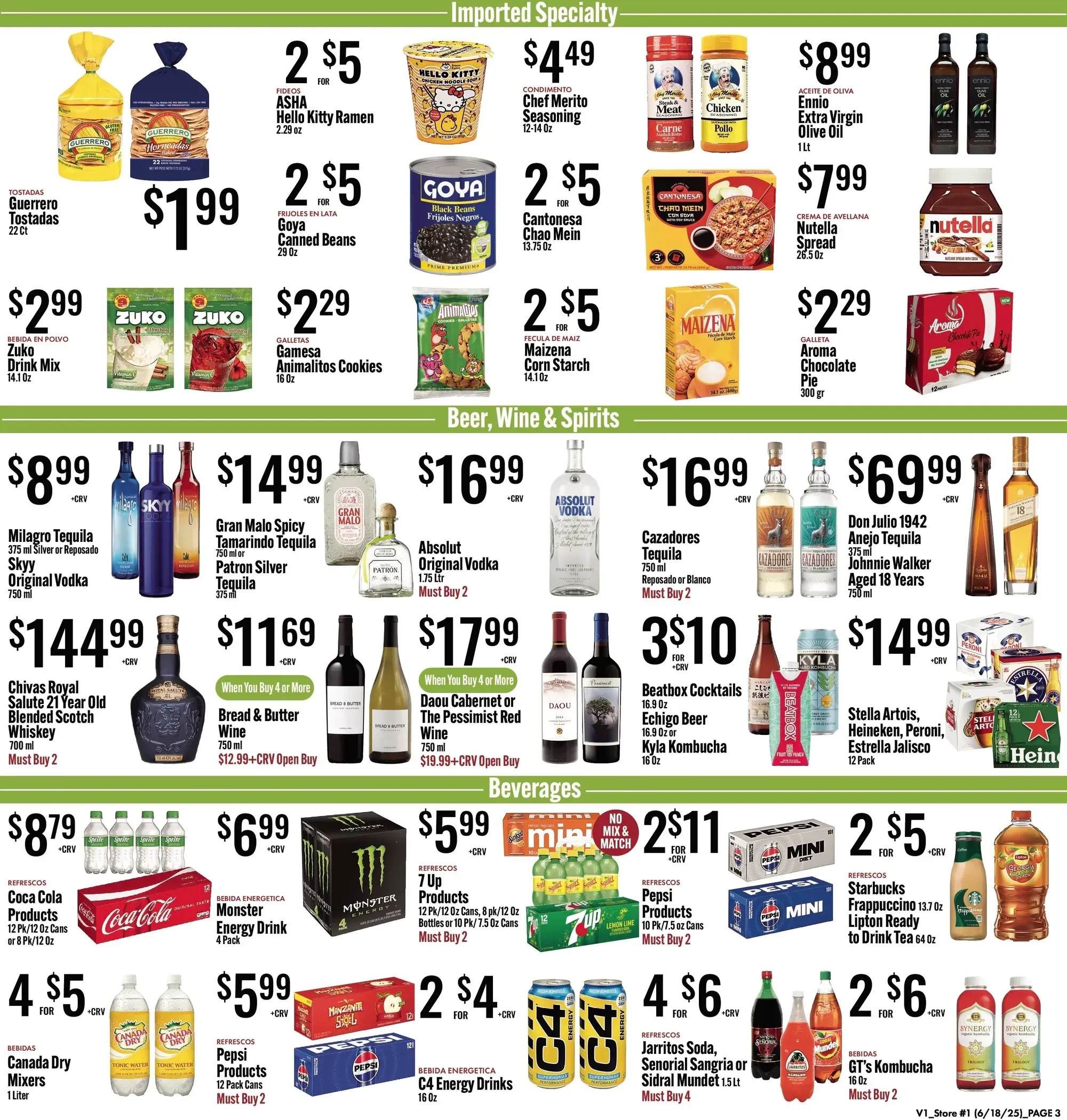 Jons International Marketplace weekly ad page 1