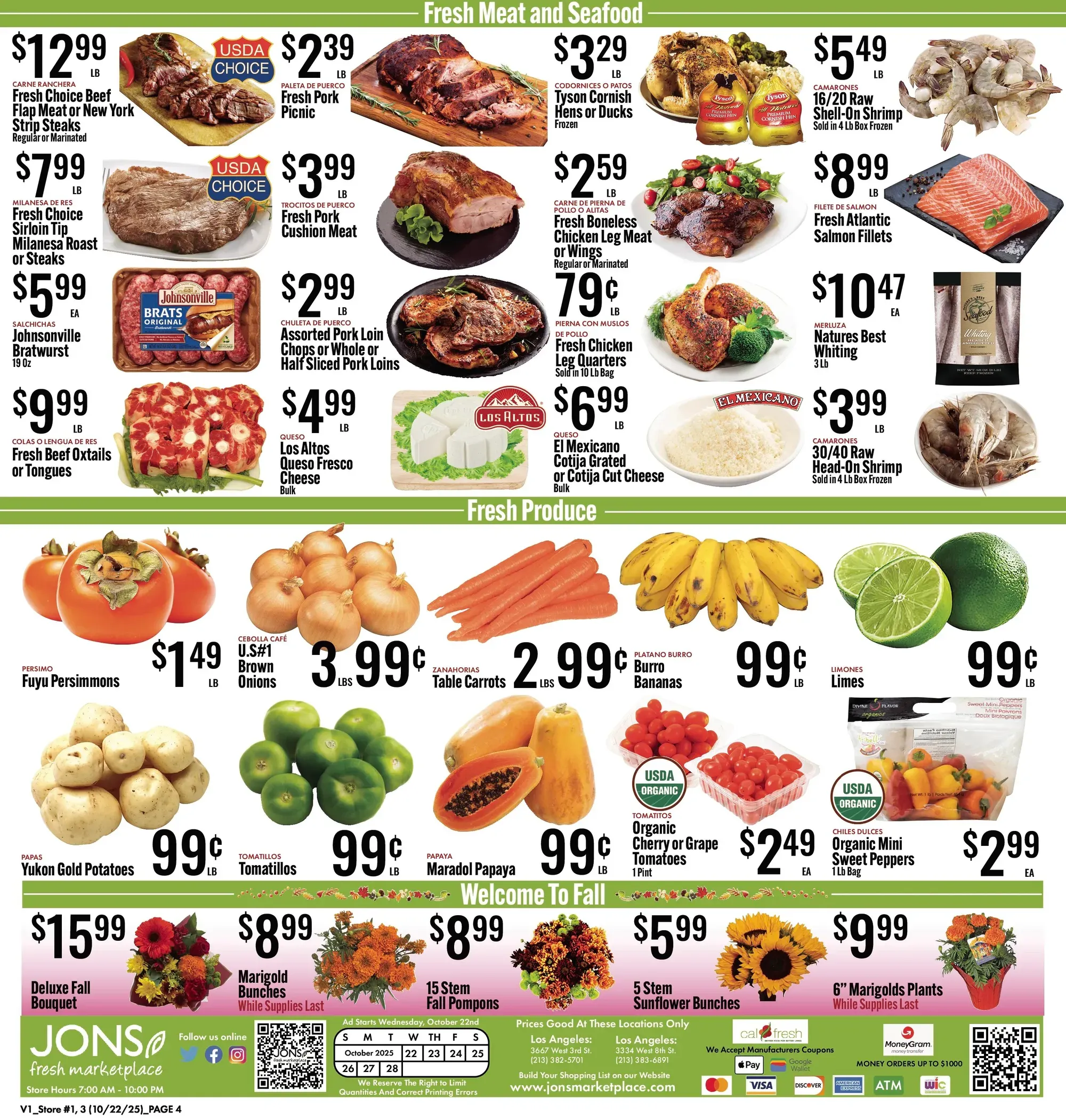 Jons International Marketplace weekly ad page 1