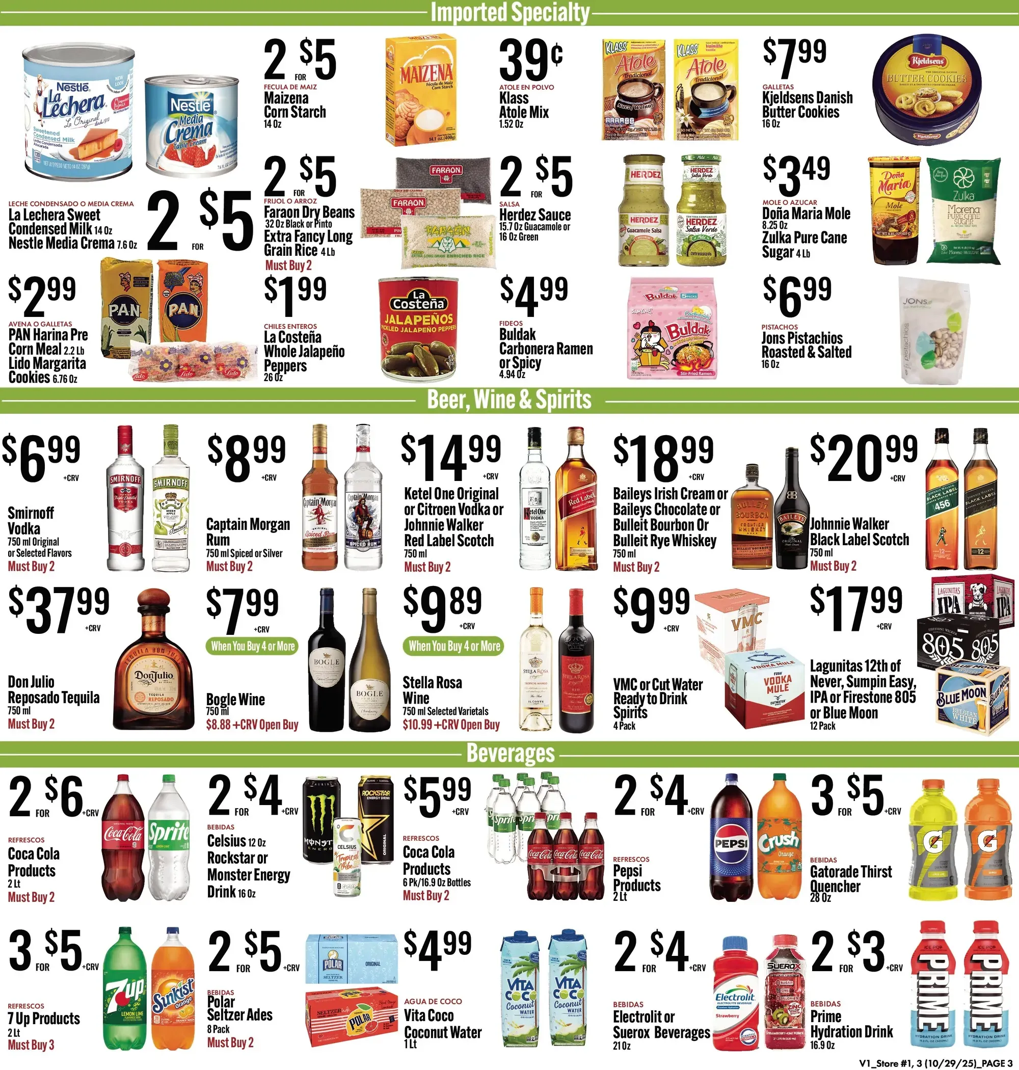 Jons International Marketplace weekly ad page 1